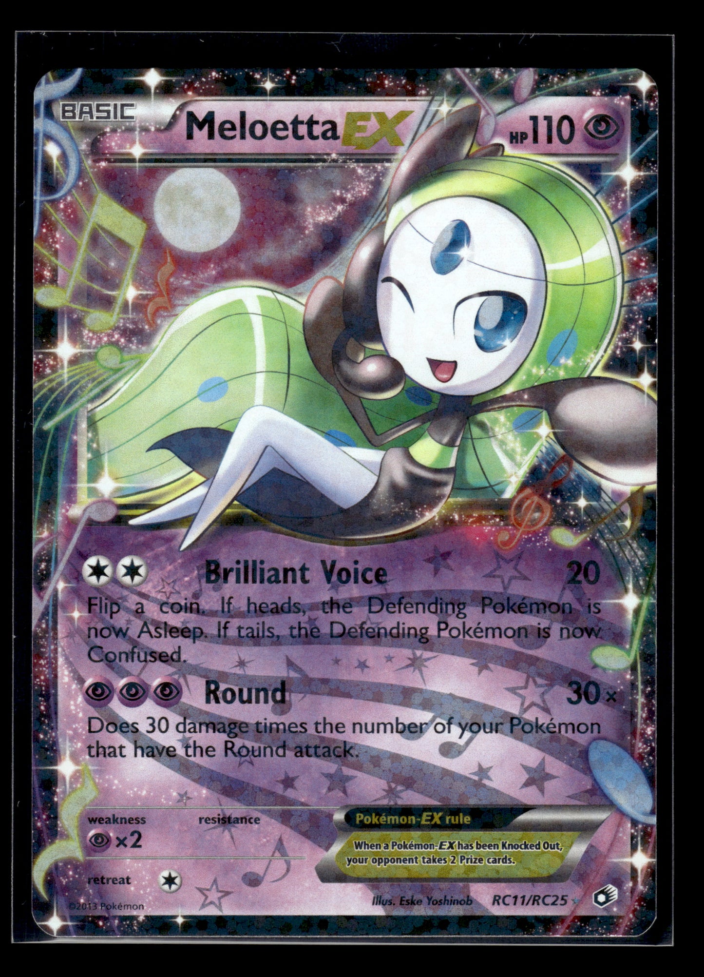 Meloetta EX #RC11/RC25 Legendary Treasures LP