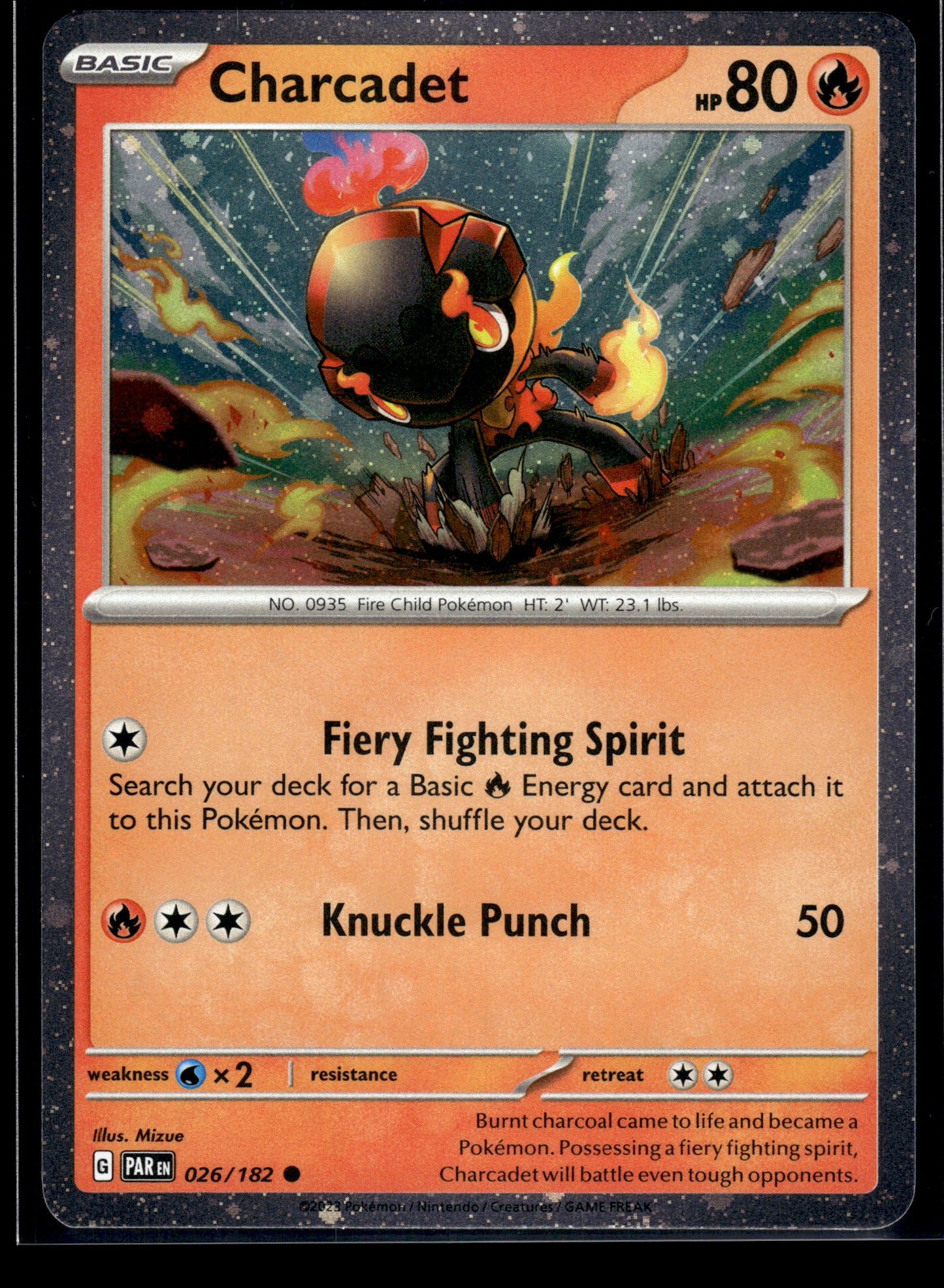 Charcadet #026/182 Cosmos Holo Paradox Rift VLP