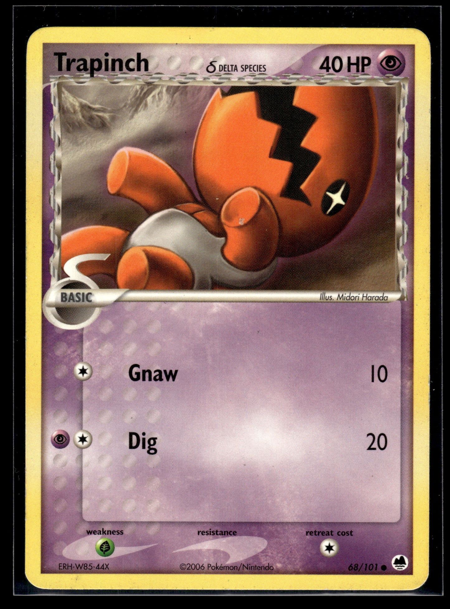 Trapinch #68/101 Dragon Frontiers MP
