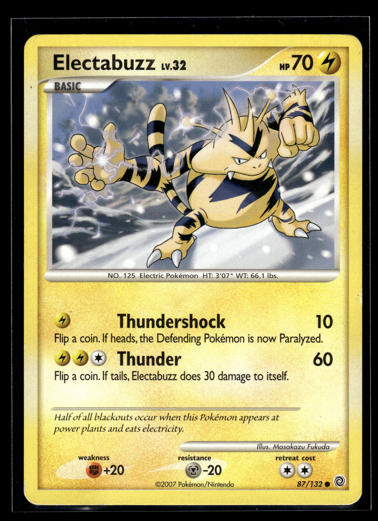Electabuzz #87/132 Secret Wonders HP