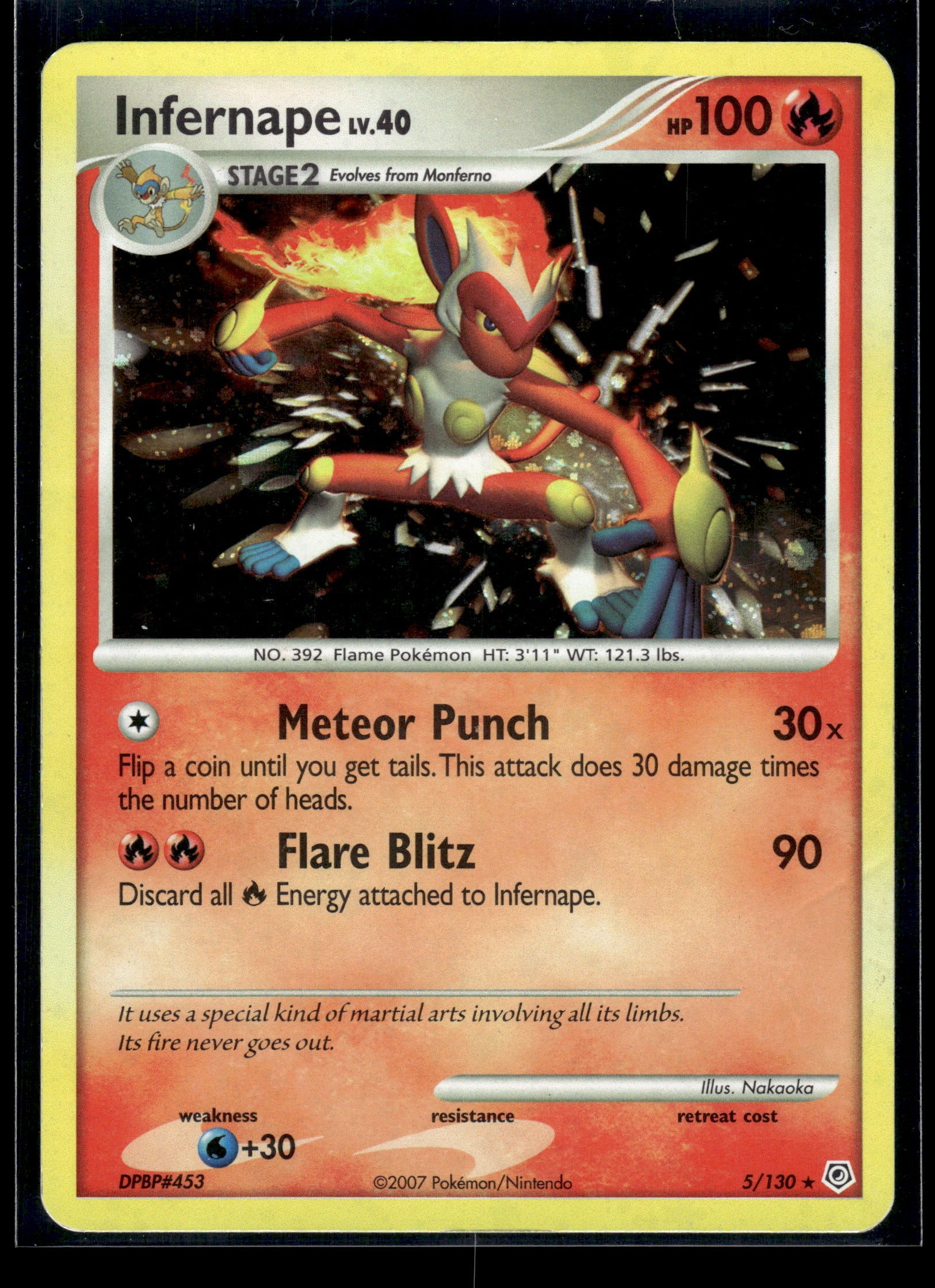 Infernape #5/130 Diamond and Pearl MP