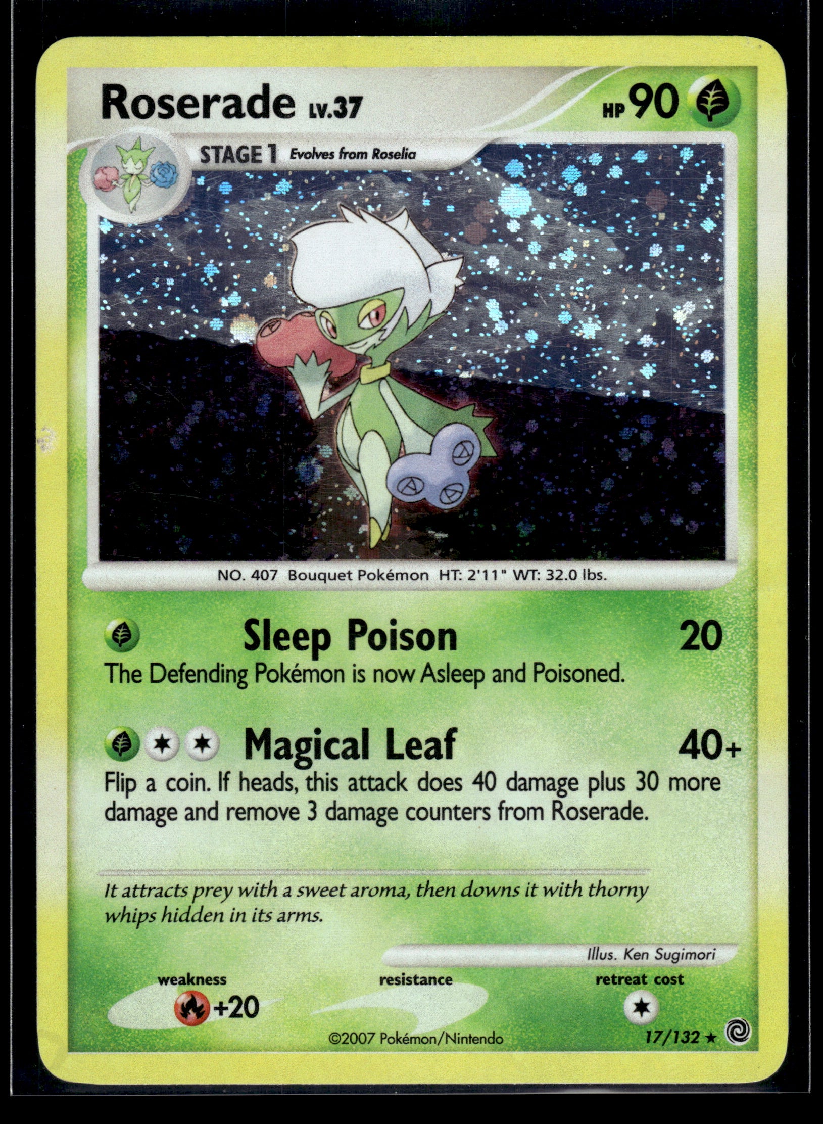 Roserade #17/132 Secret Wonders HP
