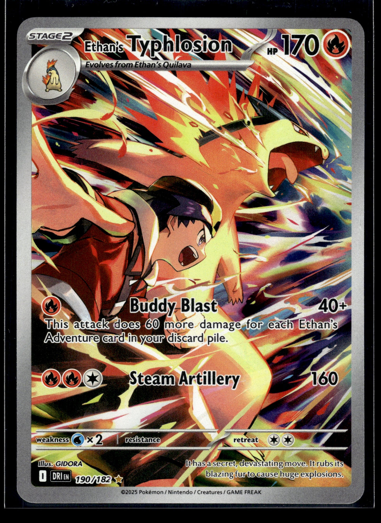 Ethan's Typhlosion #190/182 Destined Rivals VLP
