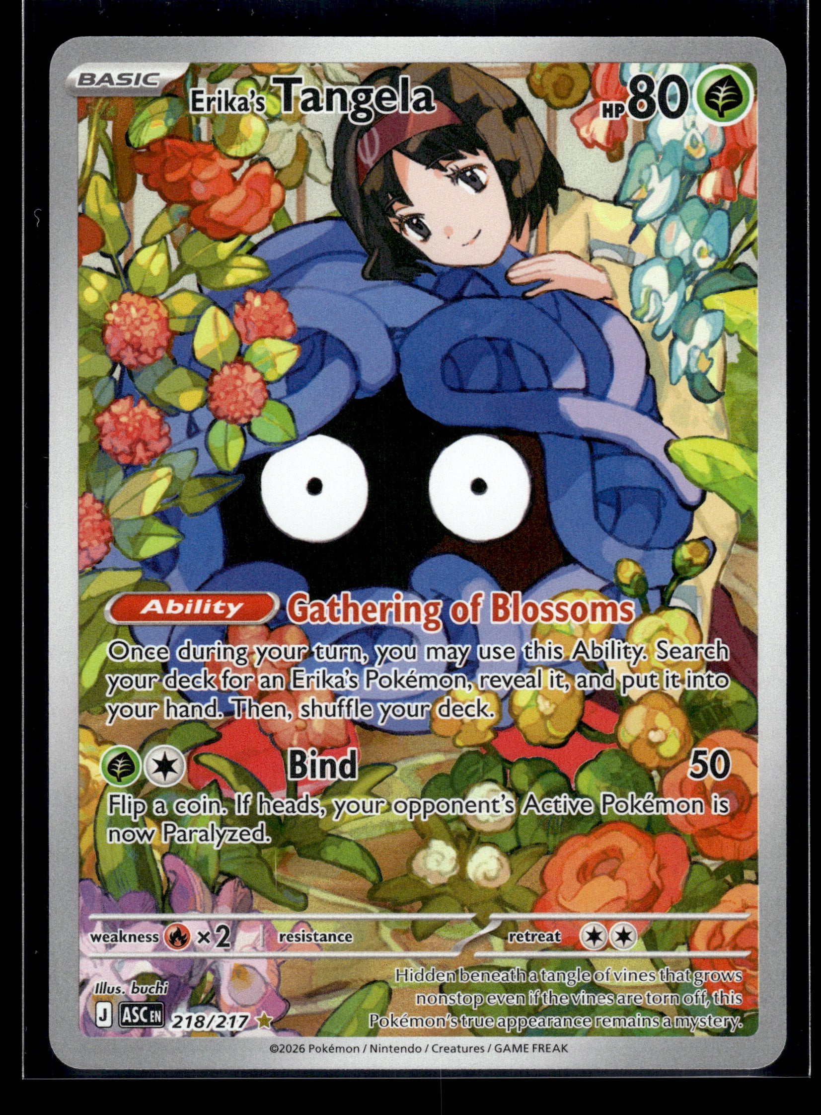 Erika's Tangela #218/217 Ascended Heroes NM