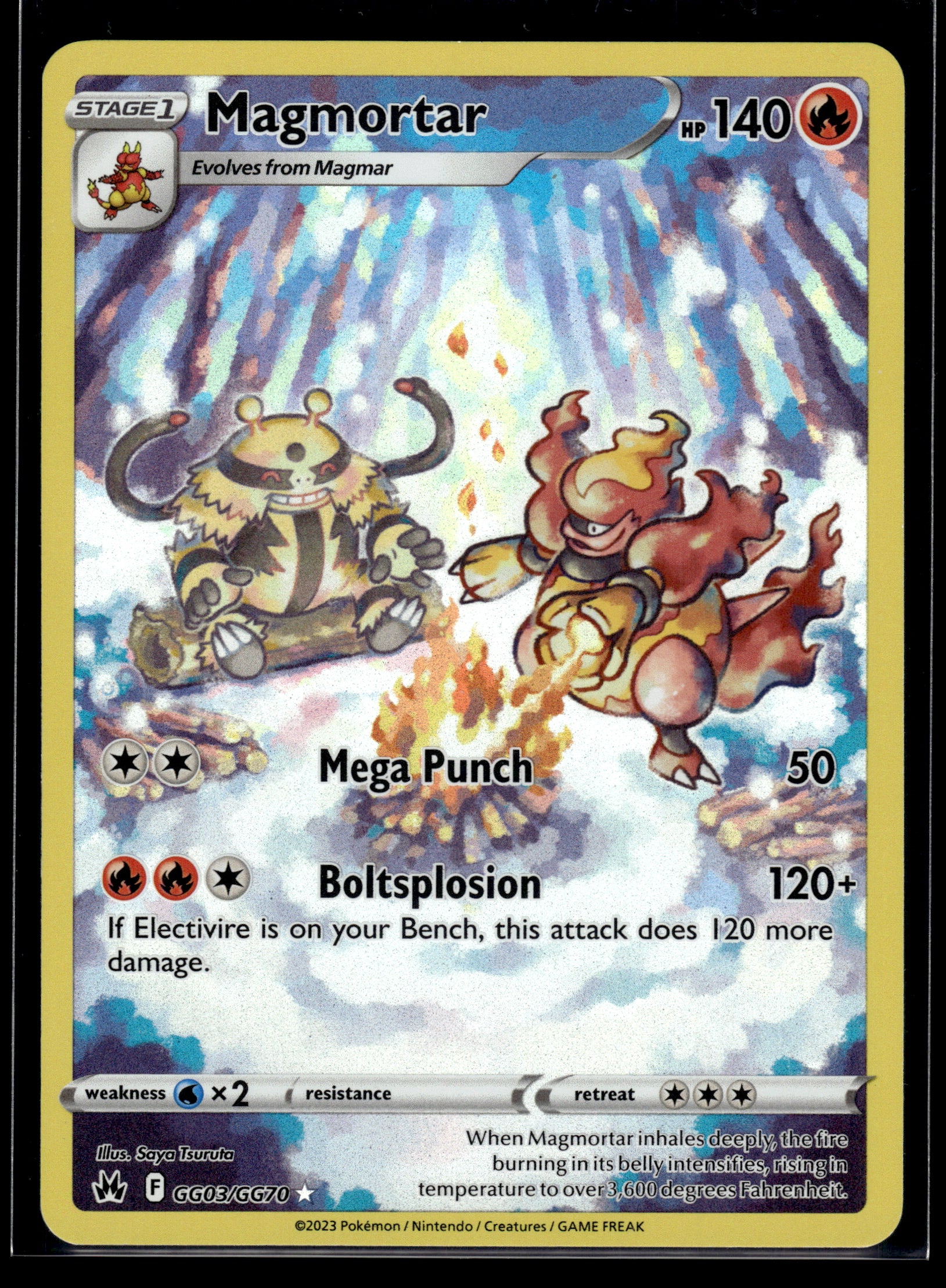 Magmortar #GG03/GG70 Crown Zenith: Galarian Gallery LP