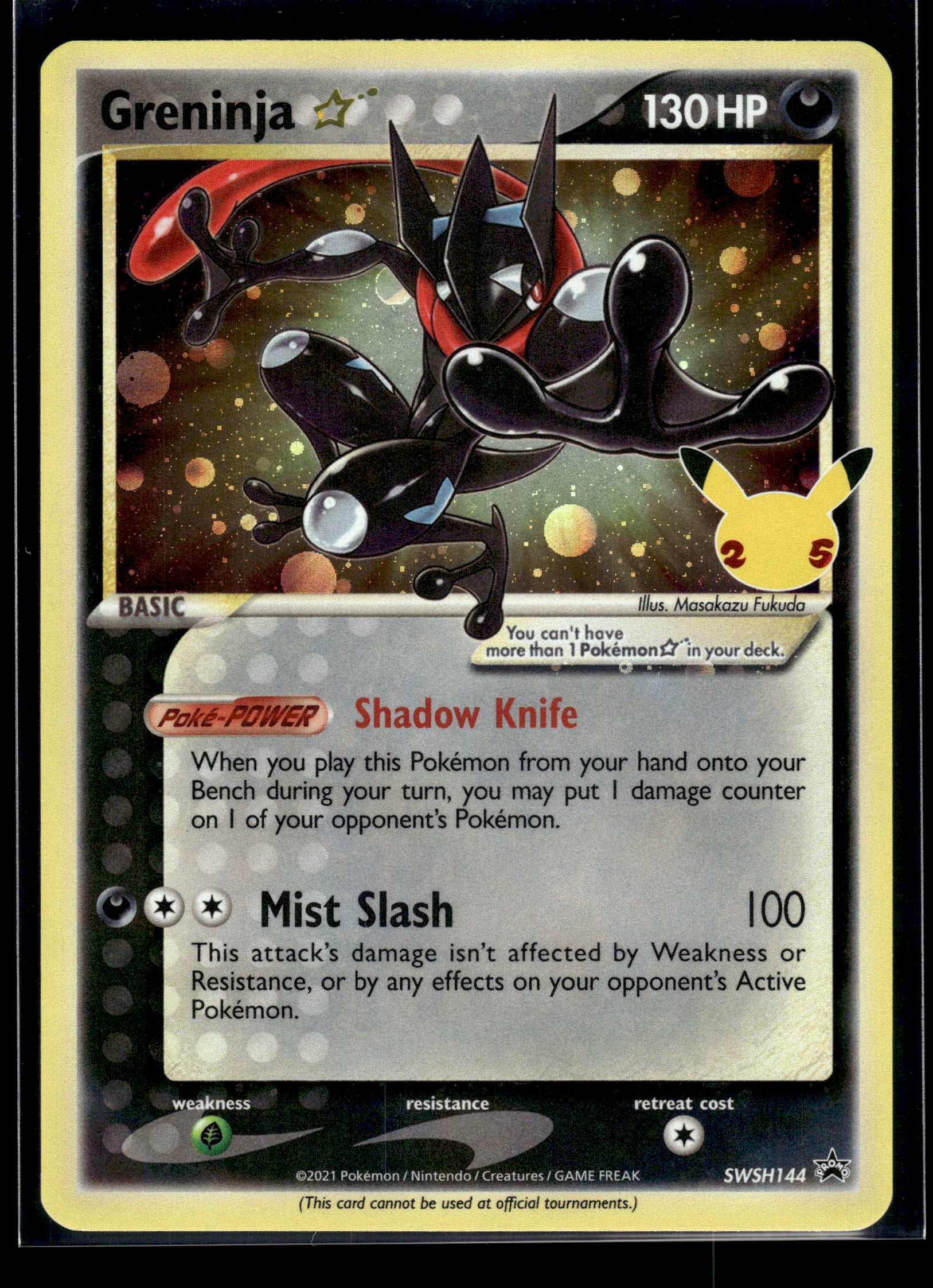 Greninja Star #SWSH144 Sword & Shield Promo Cards LP