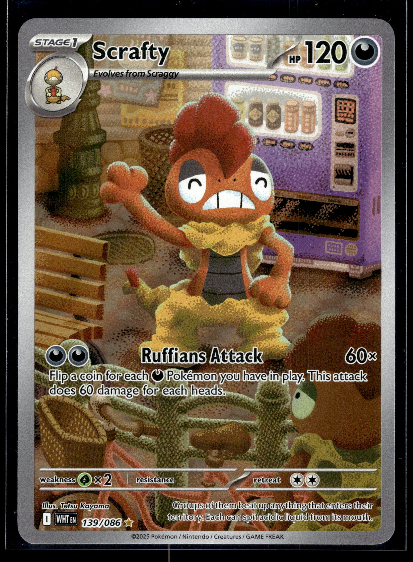 Scrafty #139/086 White Flare LP
