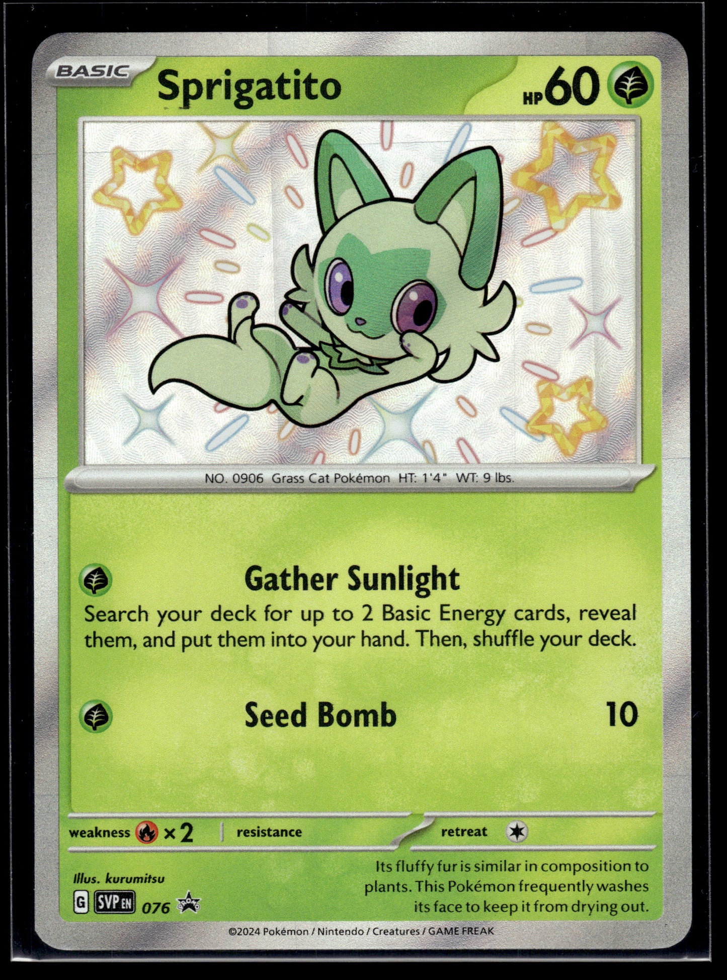 Sprigatito #076 Scarlet & Violet Promo Cards VLP