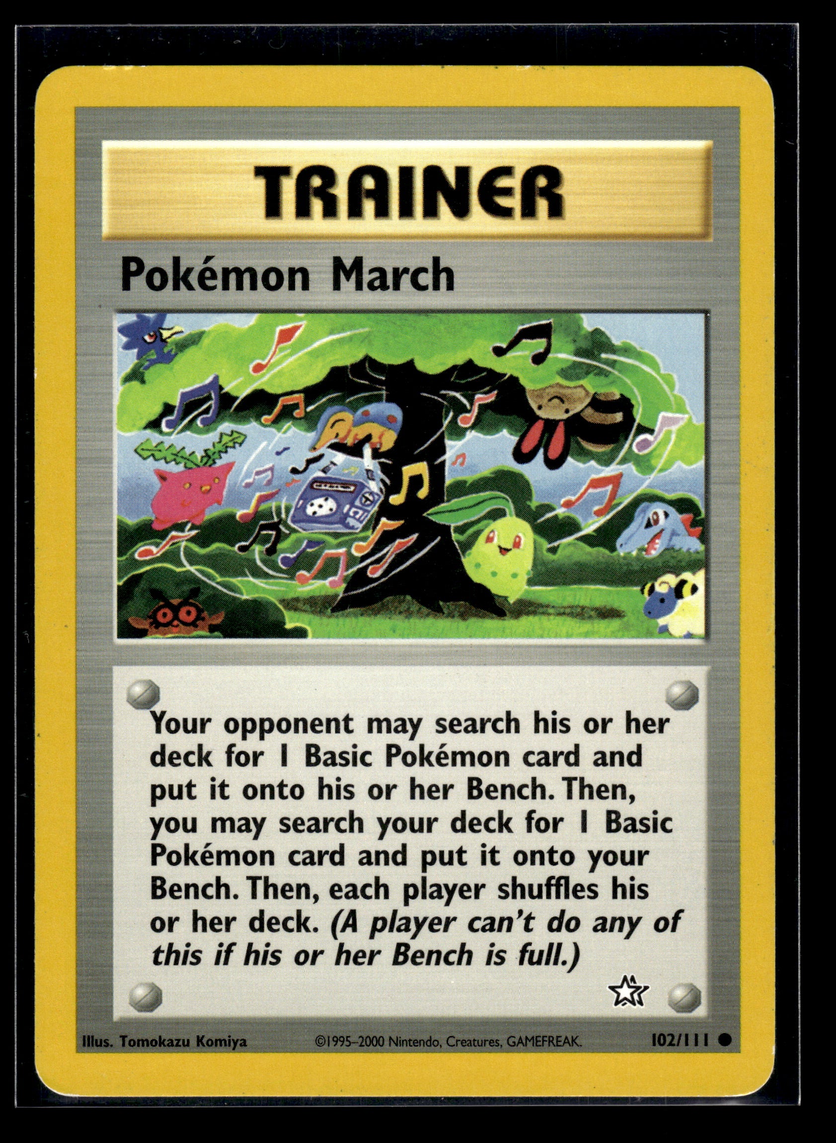 Pokemon March #102/111 Neo Genesis MP