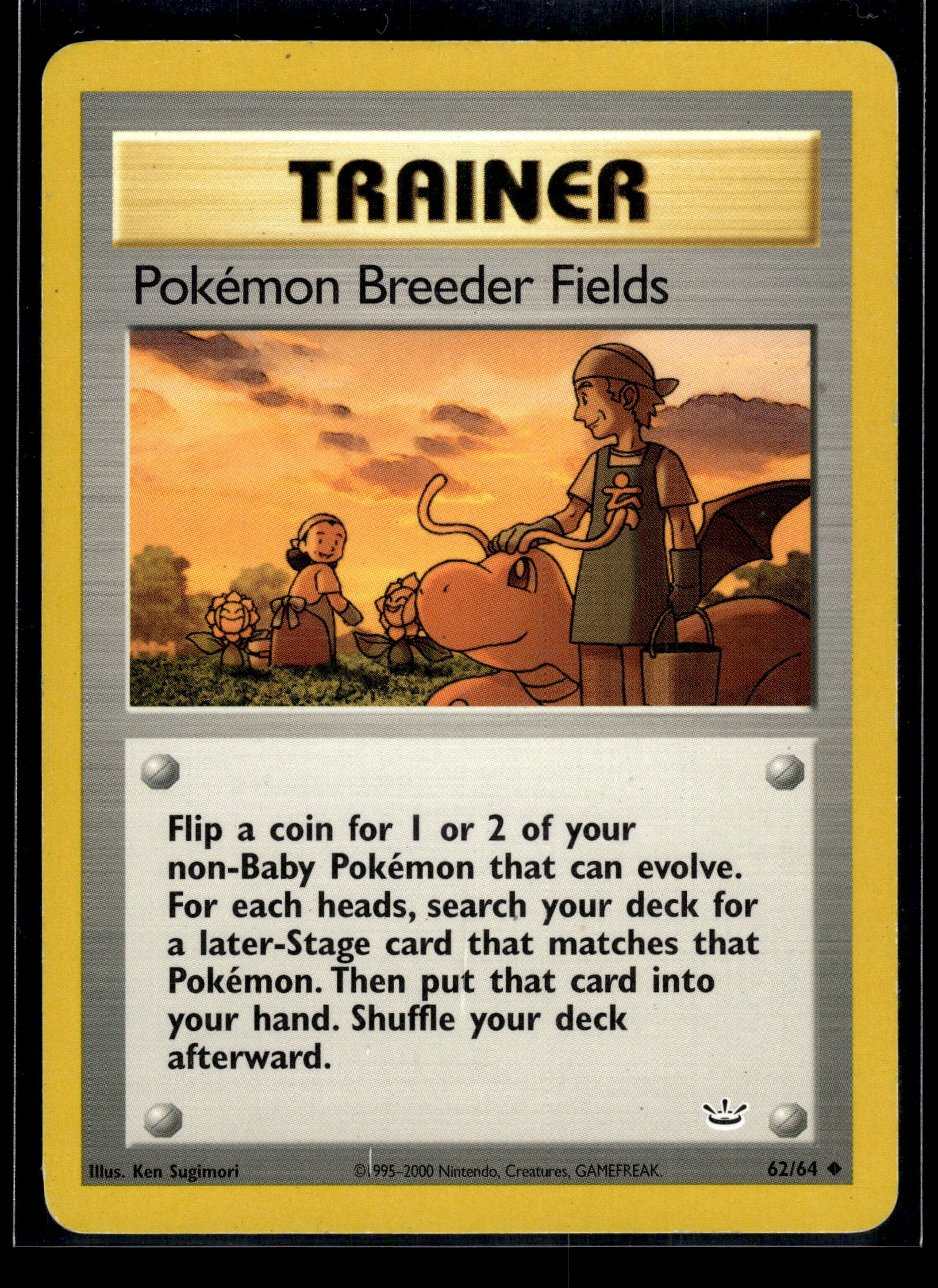 Pokemon Breeder Fields #62/64 Neo Revelation MP