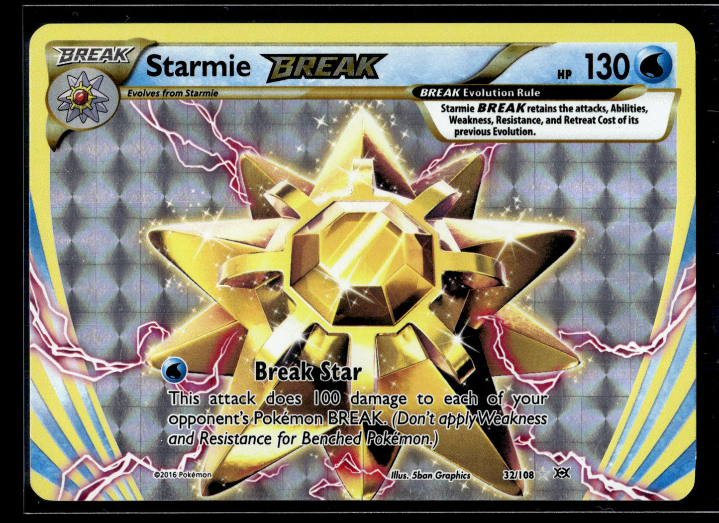 Starmie BREAK #32/108 Evolutions LP