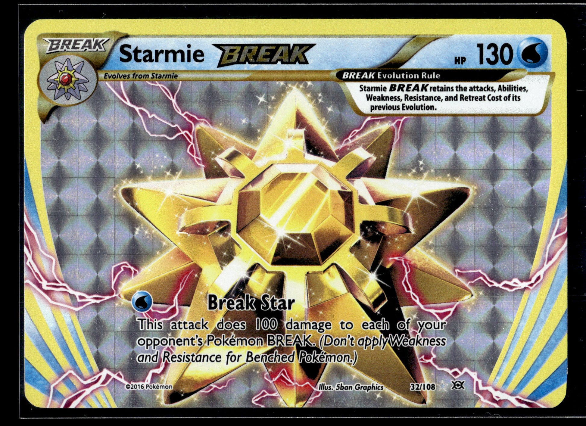 Starmie BREAK #32/108 Evolutions LP