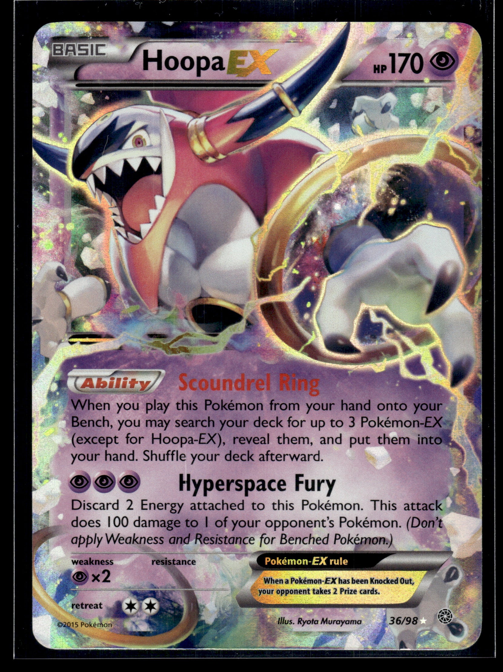 Hoopa EX #36/98 Ancient Origins LP