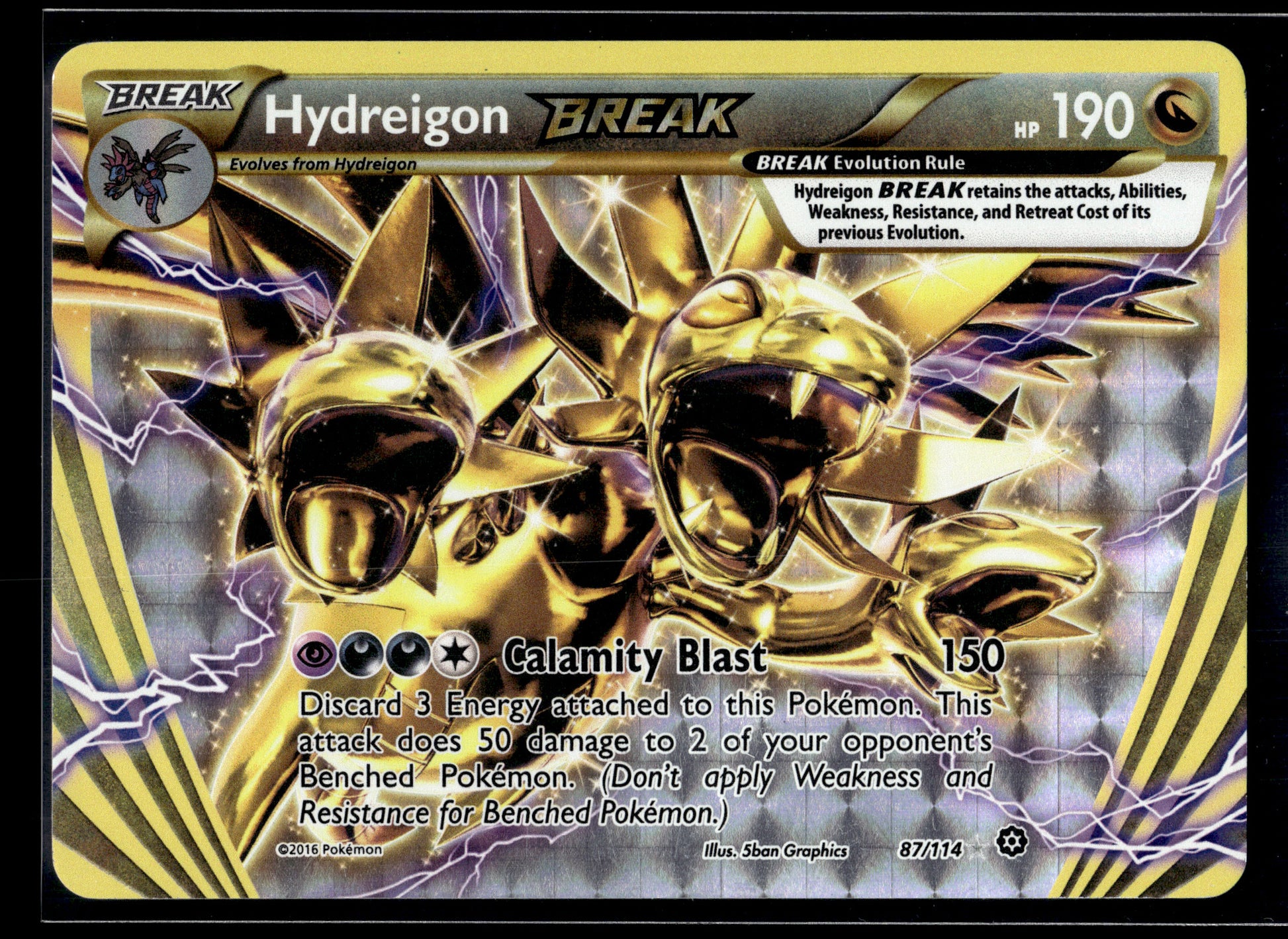 Hydreigon BREAK #87/114 Steam Siege LP