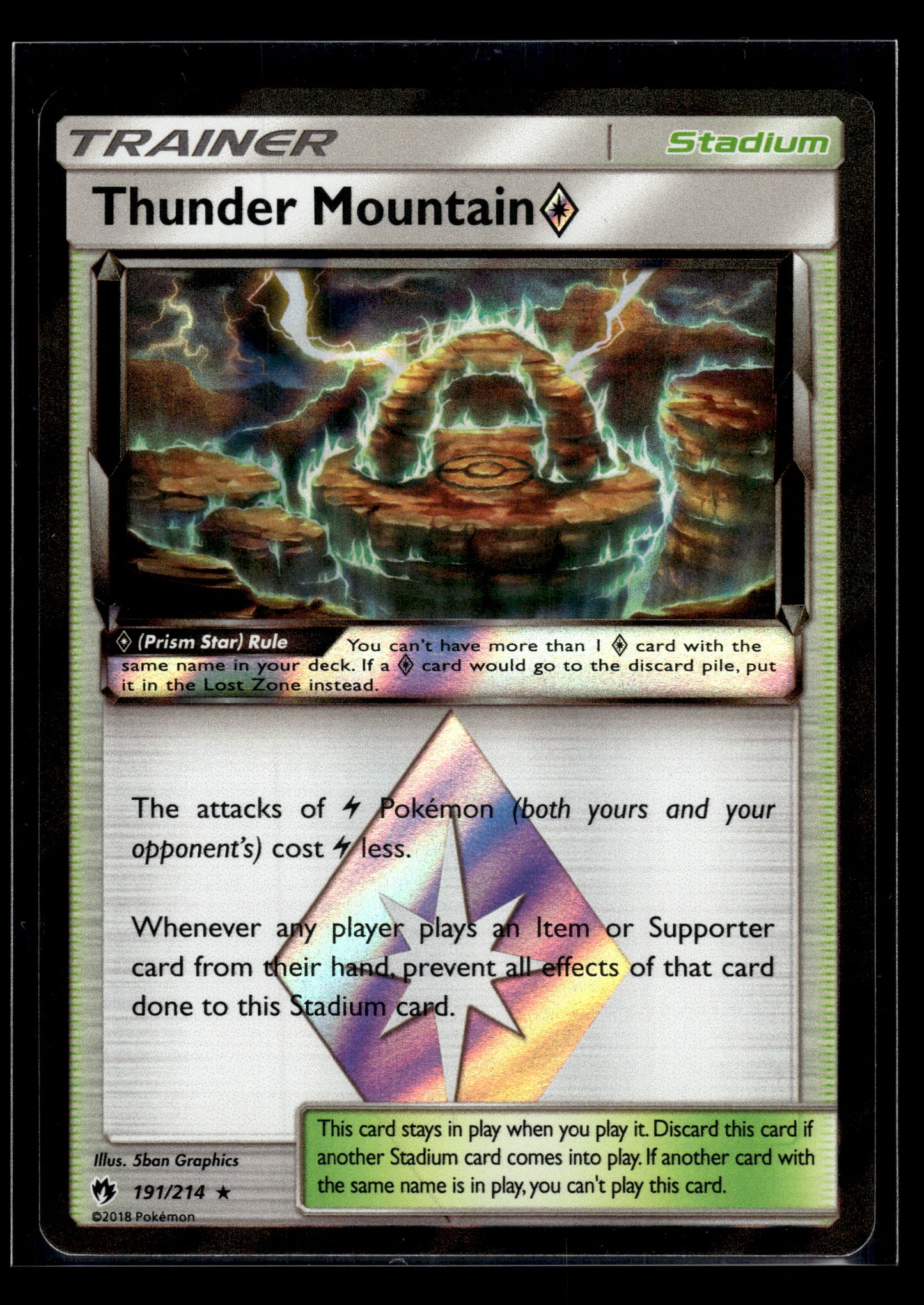 Thunder Mountain #191/214 Lost Thunder LP
