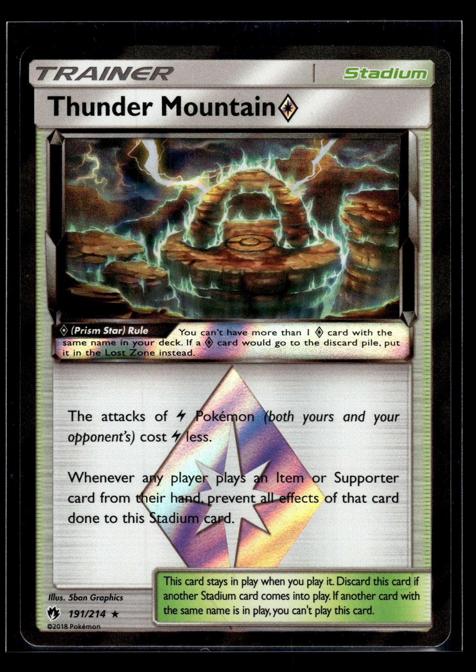 Thunder Mountain #191/214 Lost Thunder LP