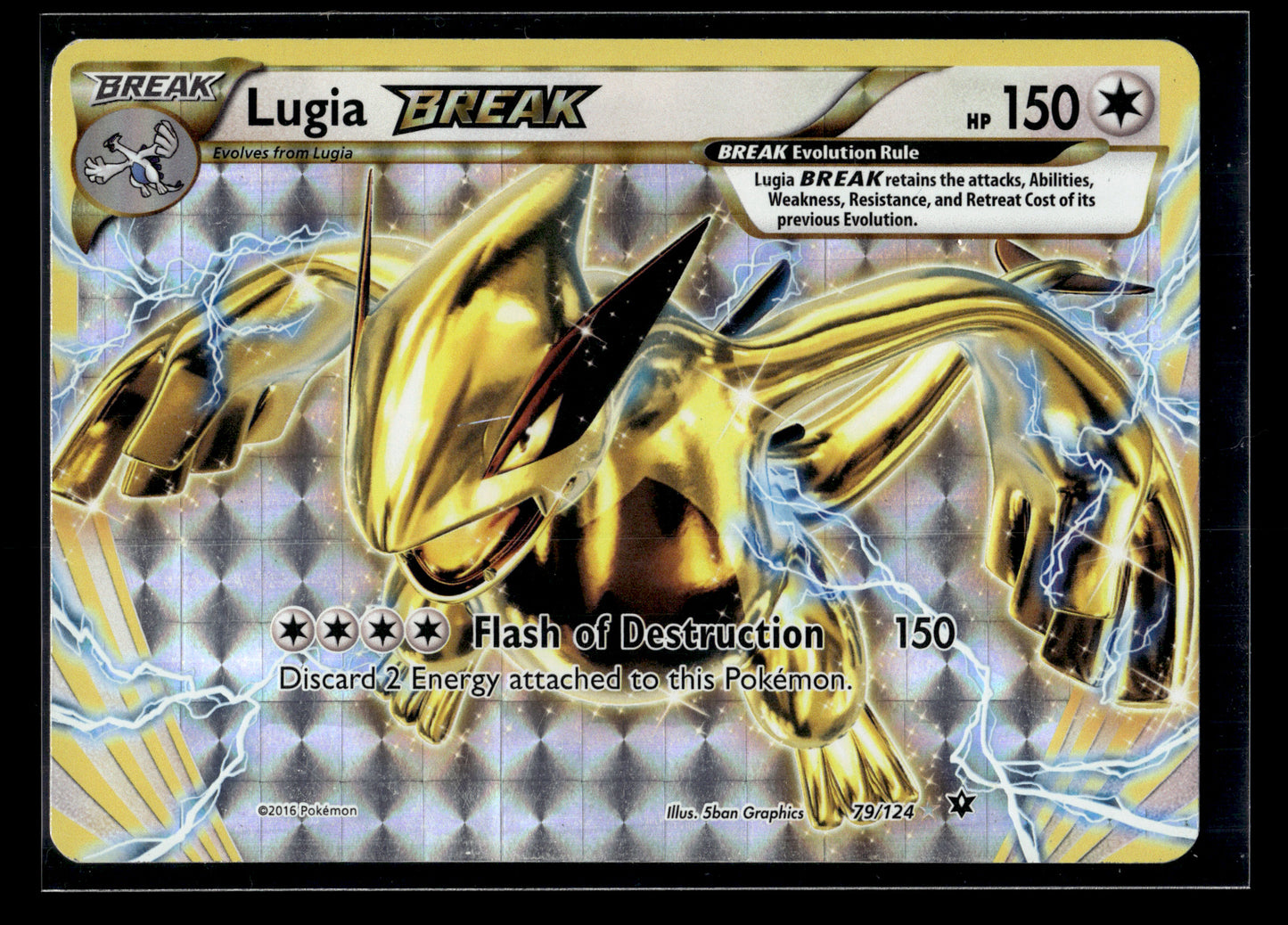 Lugia BREAK #79/124 Fates Collide LP