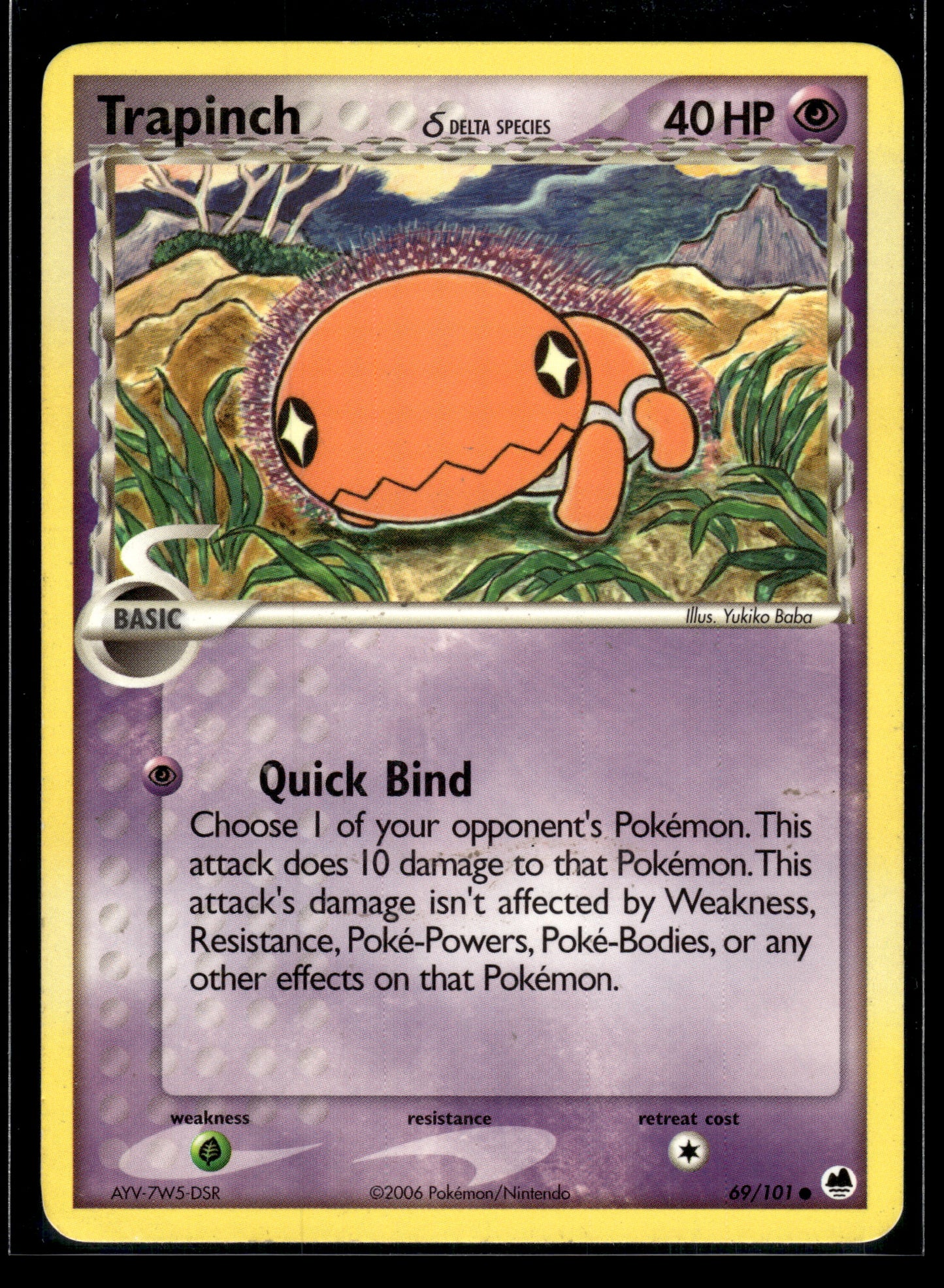 Trapinch #69/101 Dragon Frontiers LP