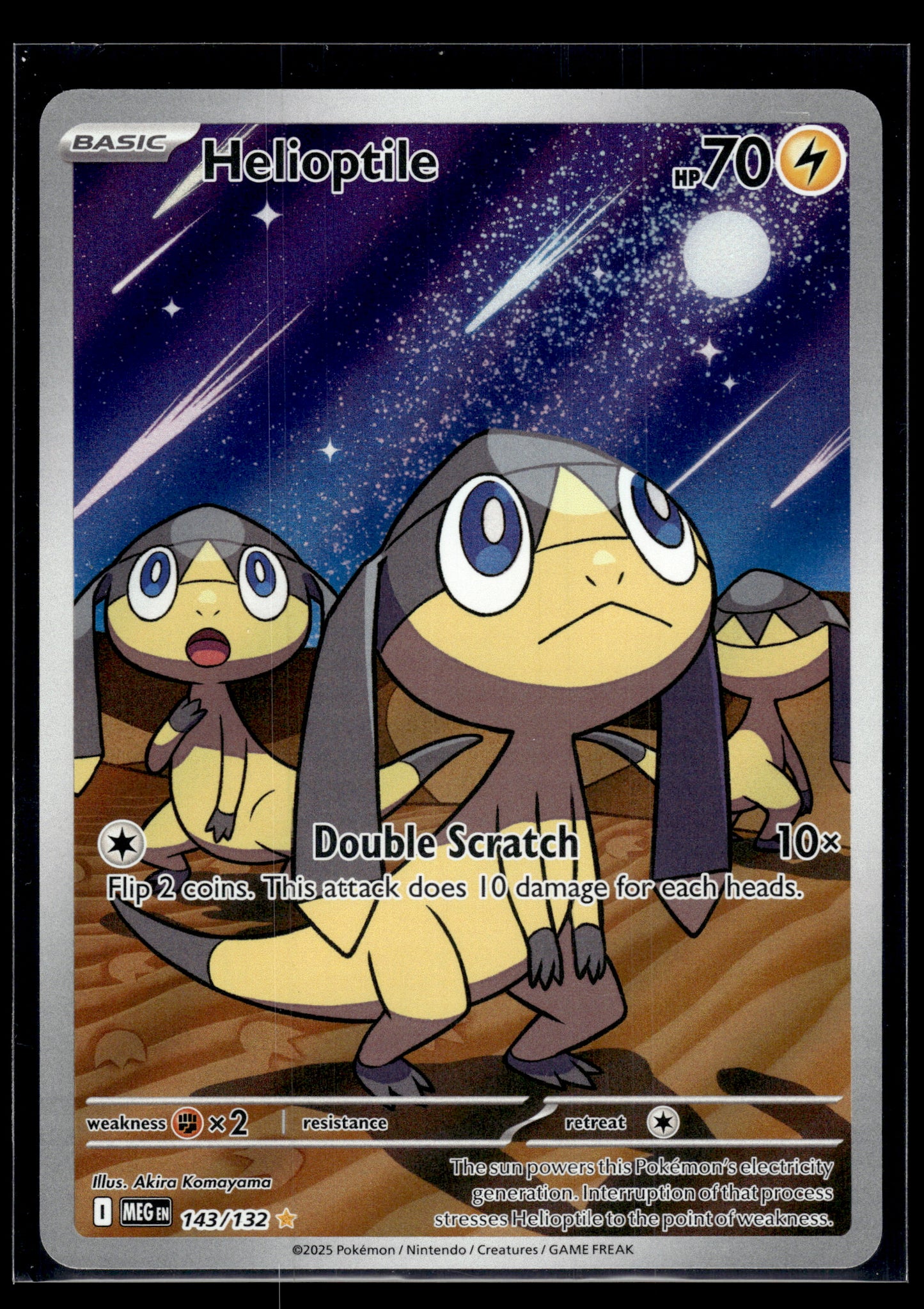 Helioptile #143/132 Mega Evolution VLP