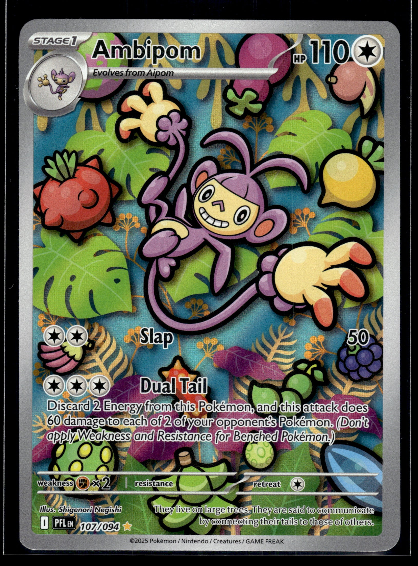 Ambipom #107/094 Phantasmal Flames VLP