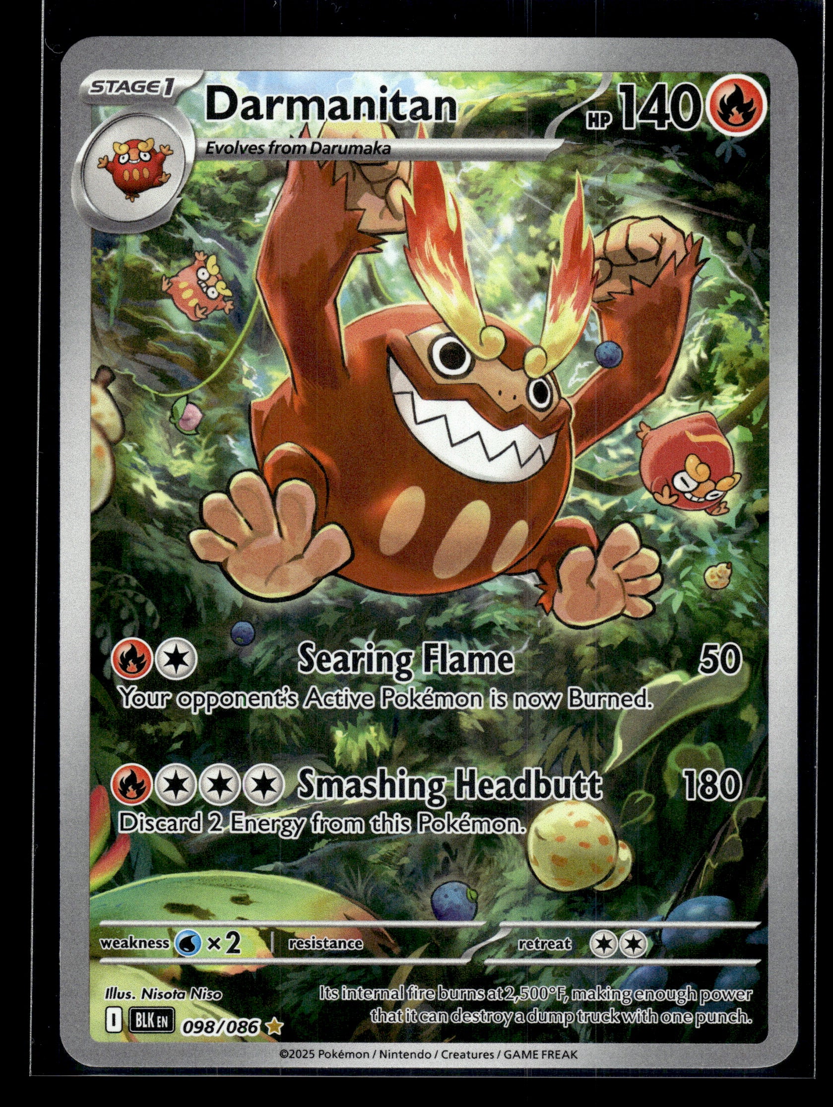 Darmanitan #098/086 Black Bolt VLP