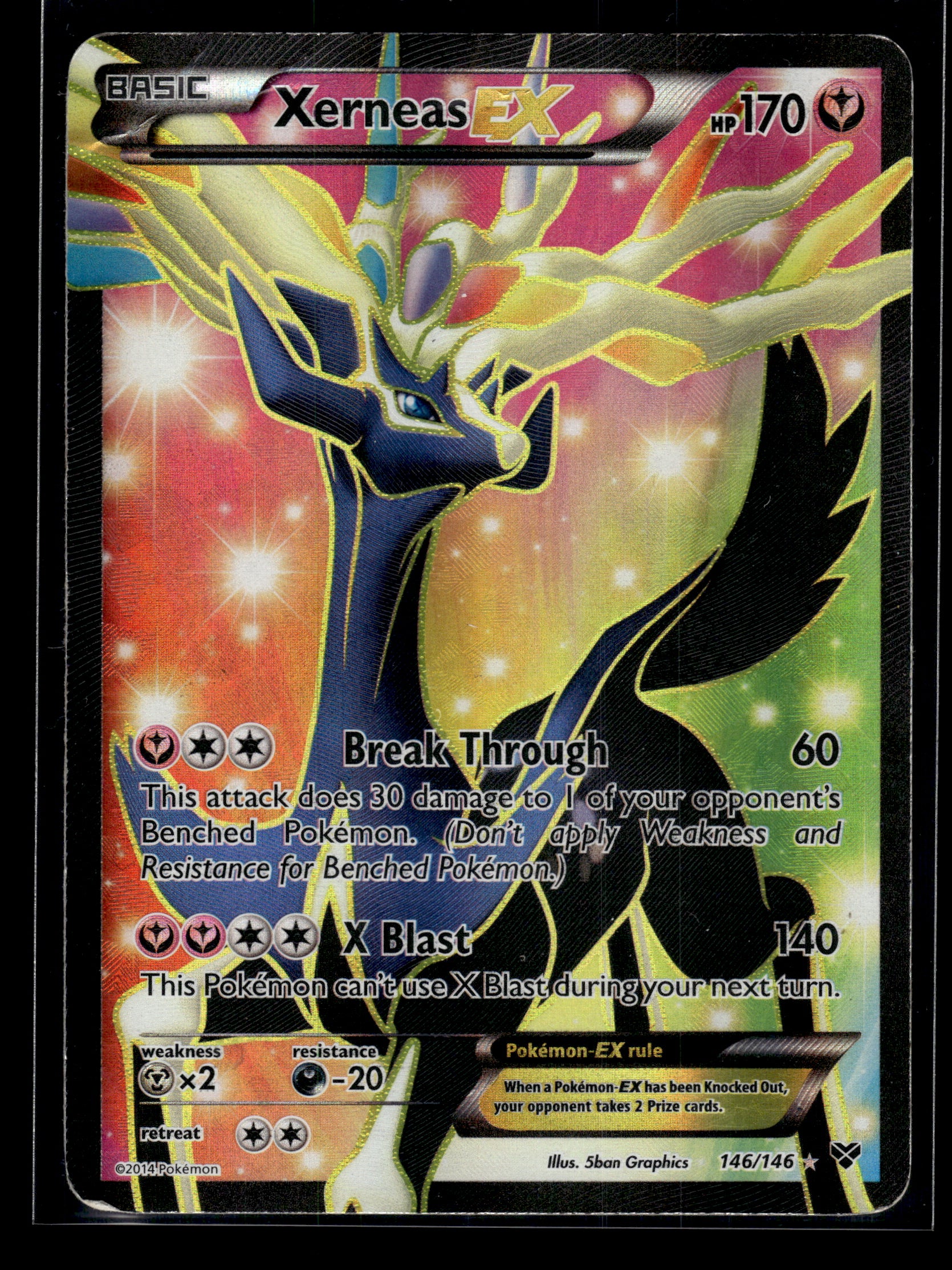 Xerneas EX #146/146 XY Base Set HP