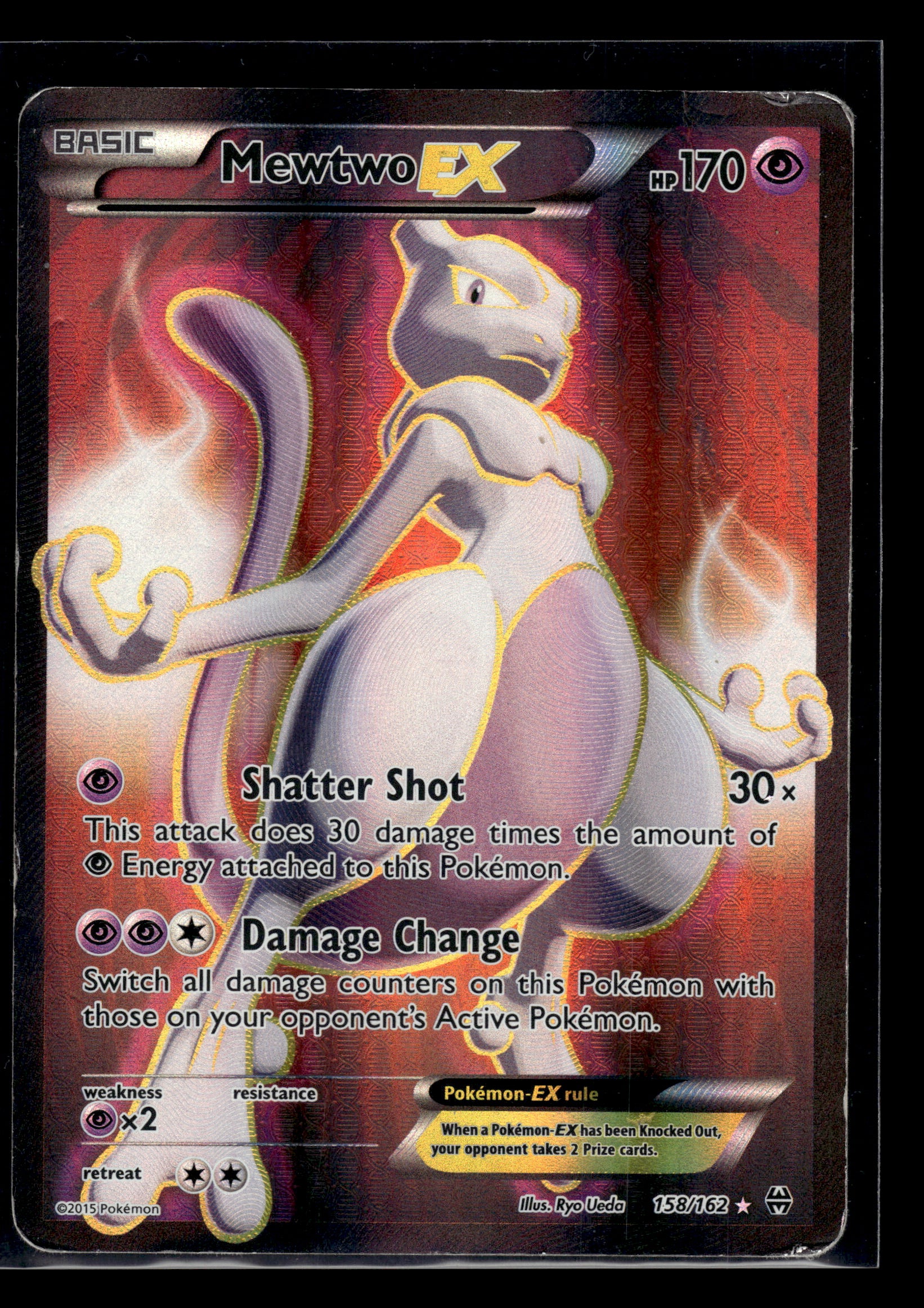 Mewtwo EX (Full Art) #158/162 XY - BREAKthrough HP