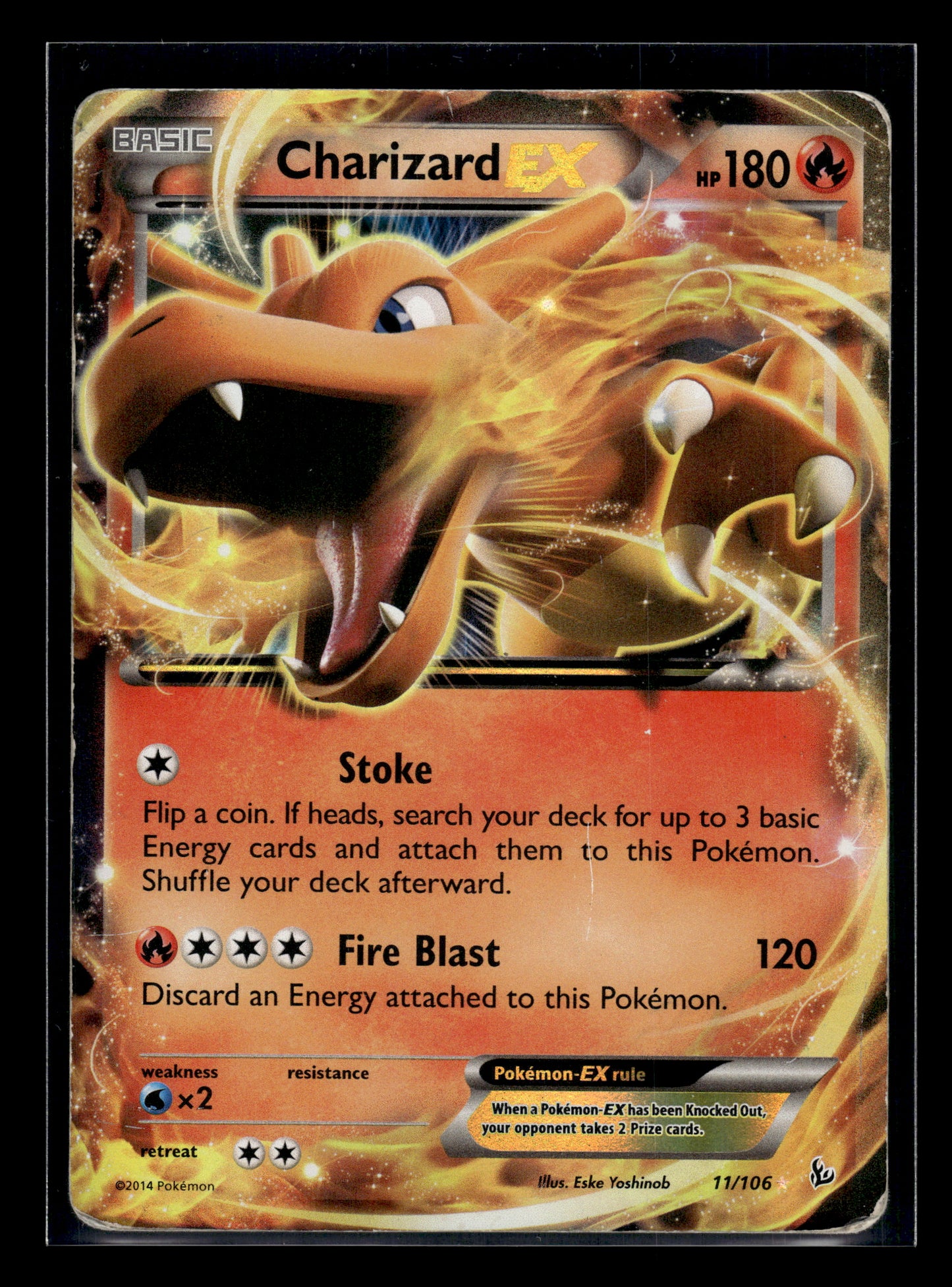 Charizard EX #11/106 Flashfire HP