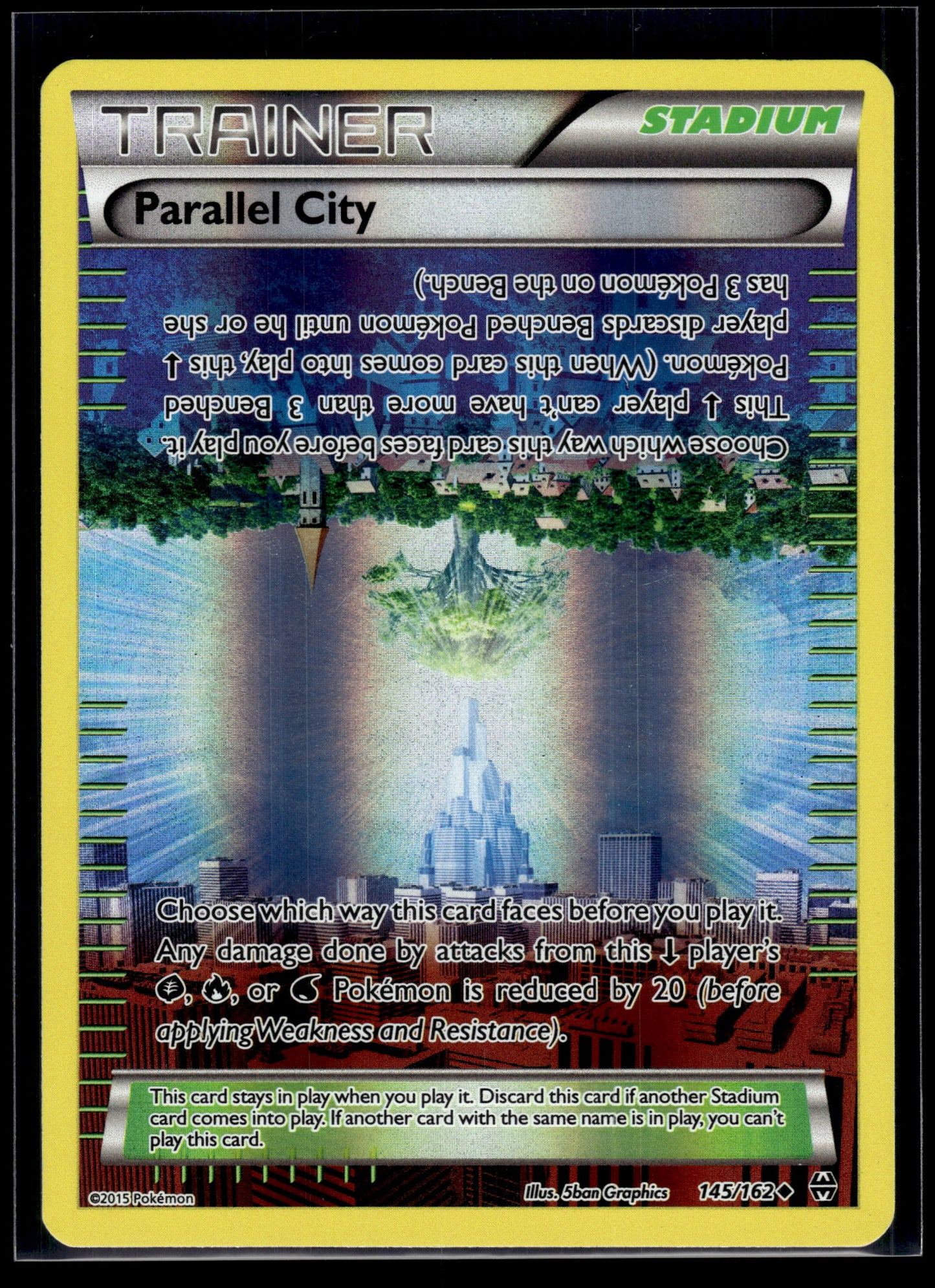 Parallel City #145/162 Reverse Holo XY - BREAKthrough LP
