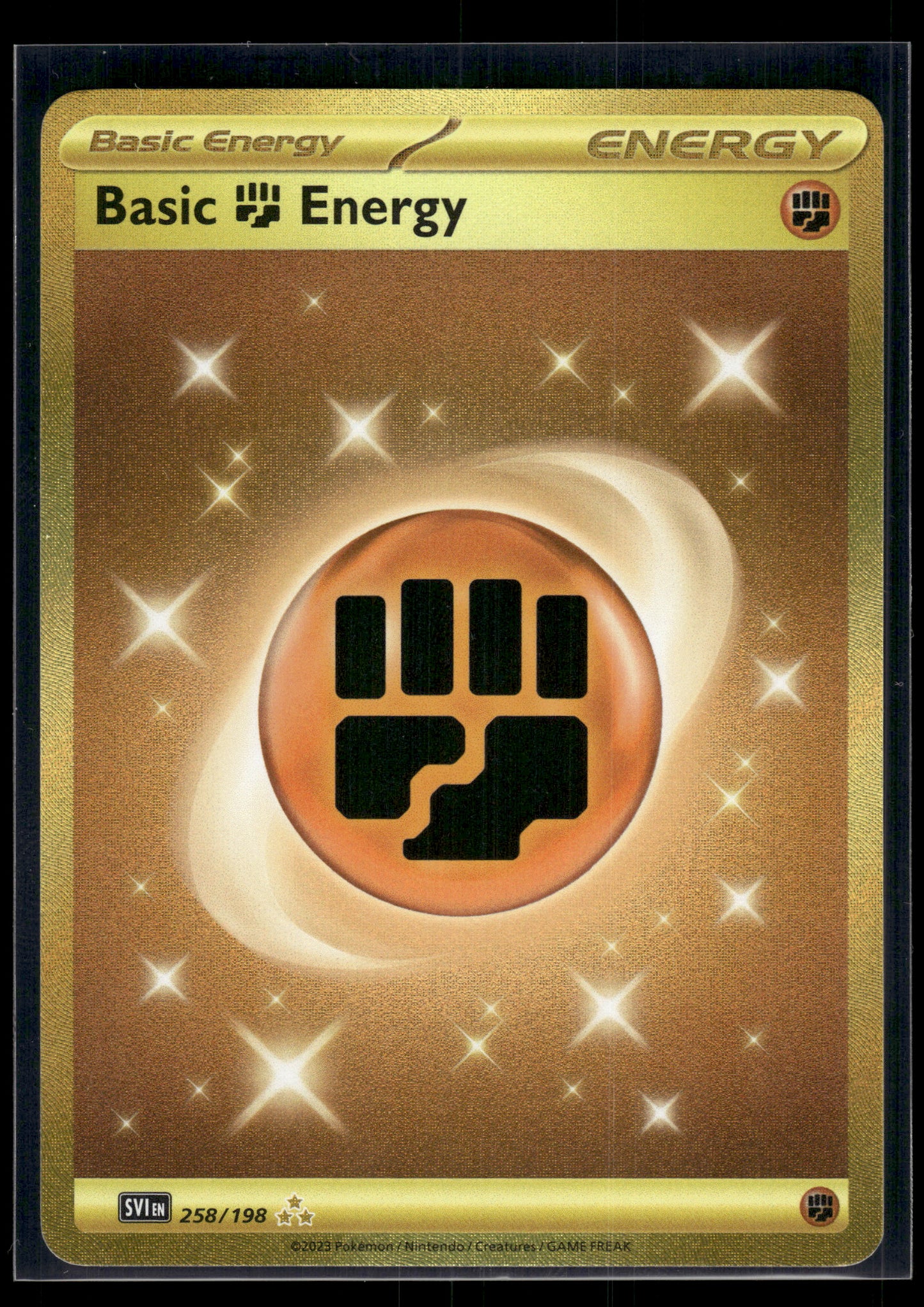 Basic Fighting Energy #258/198 Scarlet & Violet Base Set VLP