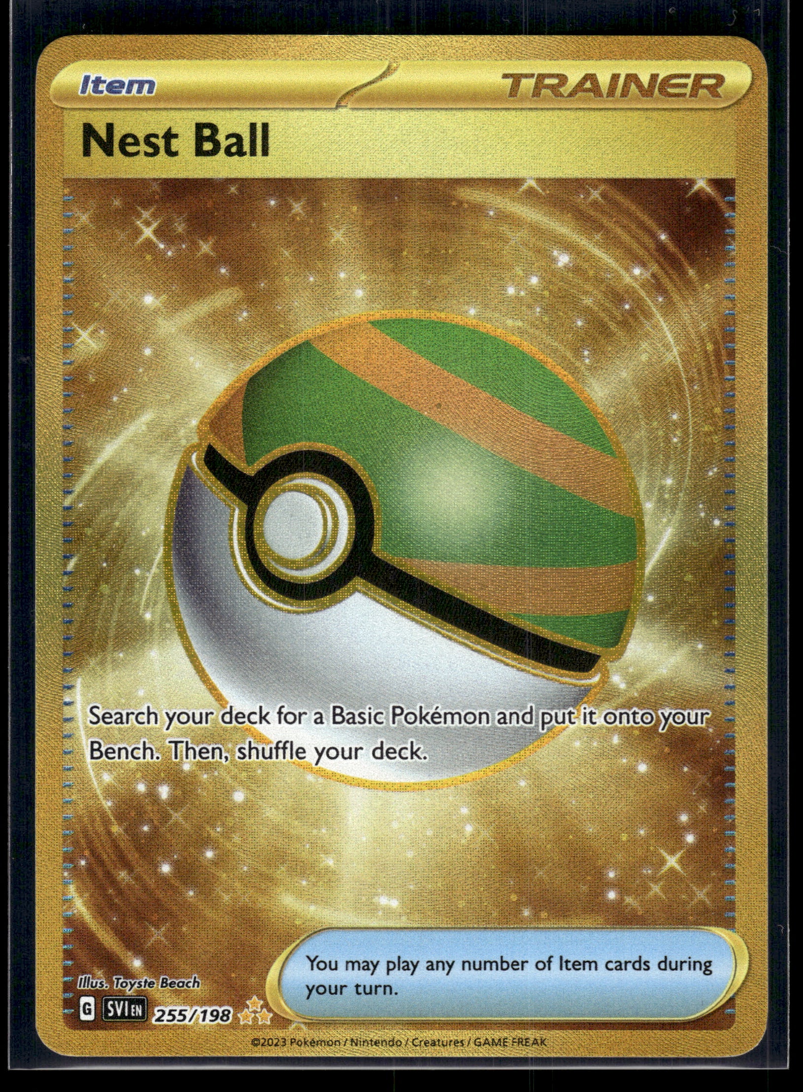 Nest Ball #255/198 Scarlet & Violet Base Set VLP
