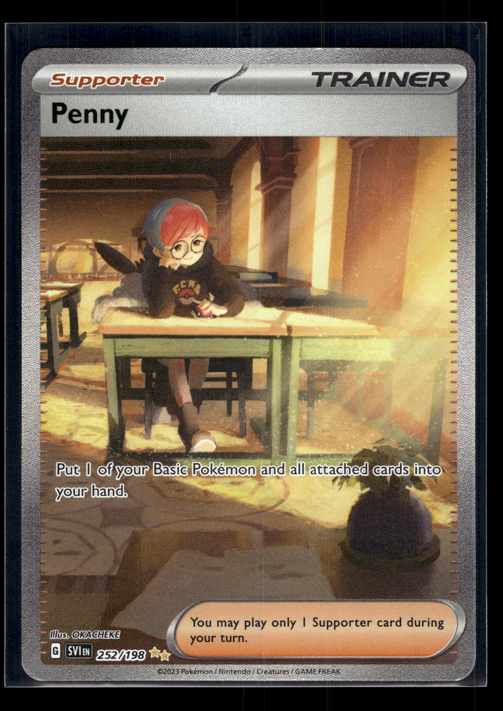 Penny #252/198 Scarlet & Violet Base Set VLP