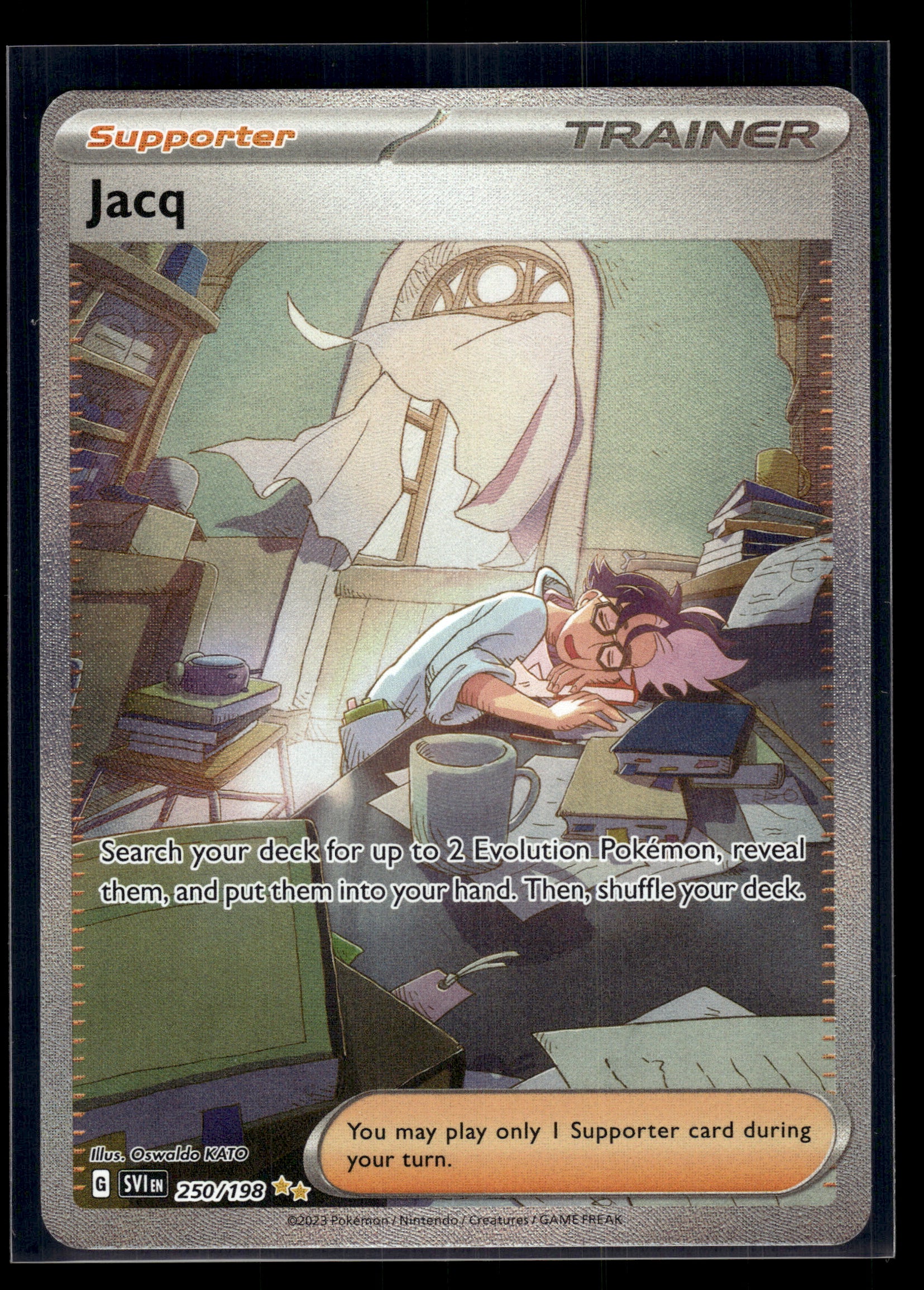 jacq pokemon card price Jacq #250/198 Scarlet & Violet Base Set NM – Ready Mark Cards