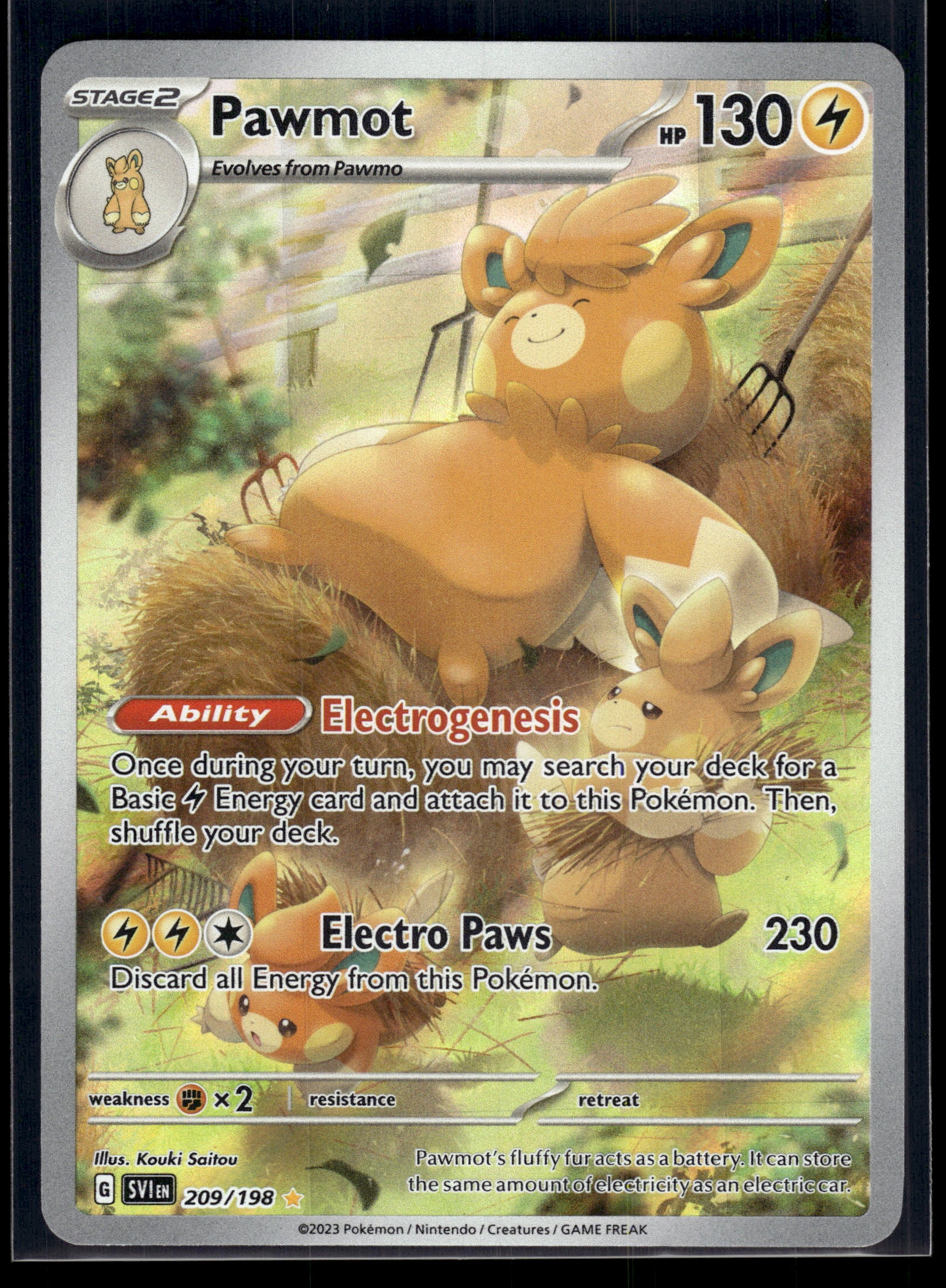 Pawmot #209/198 Scarlet & Violet Base Set LP