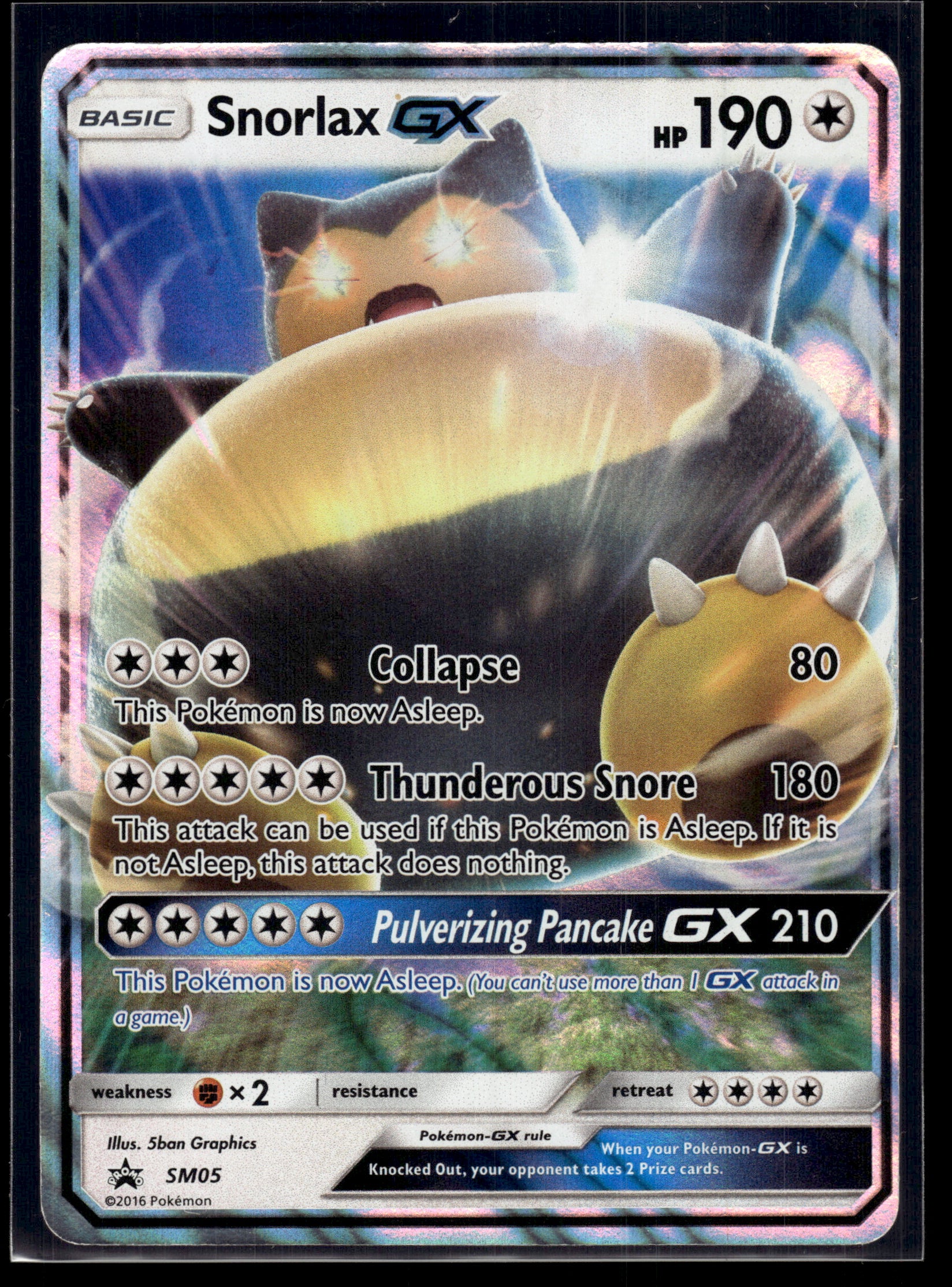 Snorlax GX #SM05 SM Promos MP