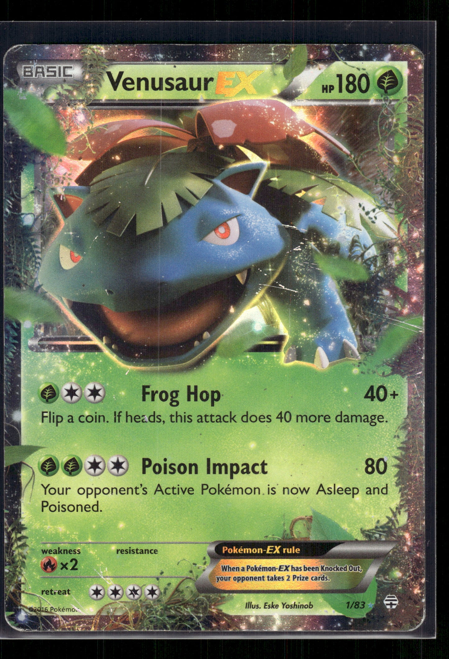 Venusaur EX #1/83 Generations HP