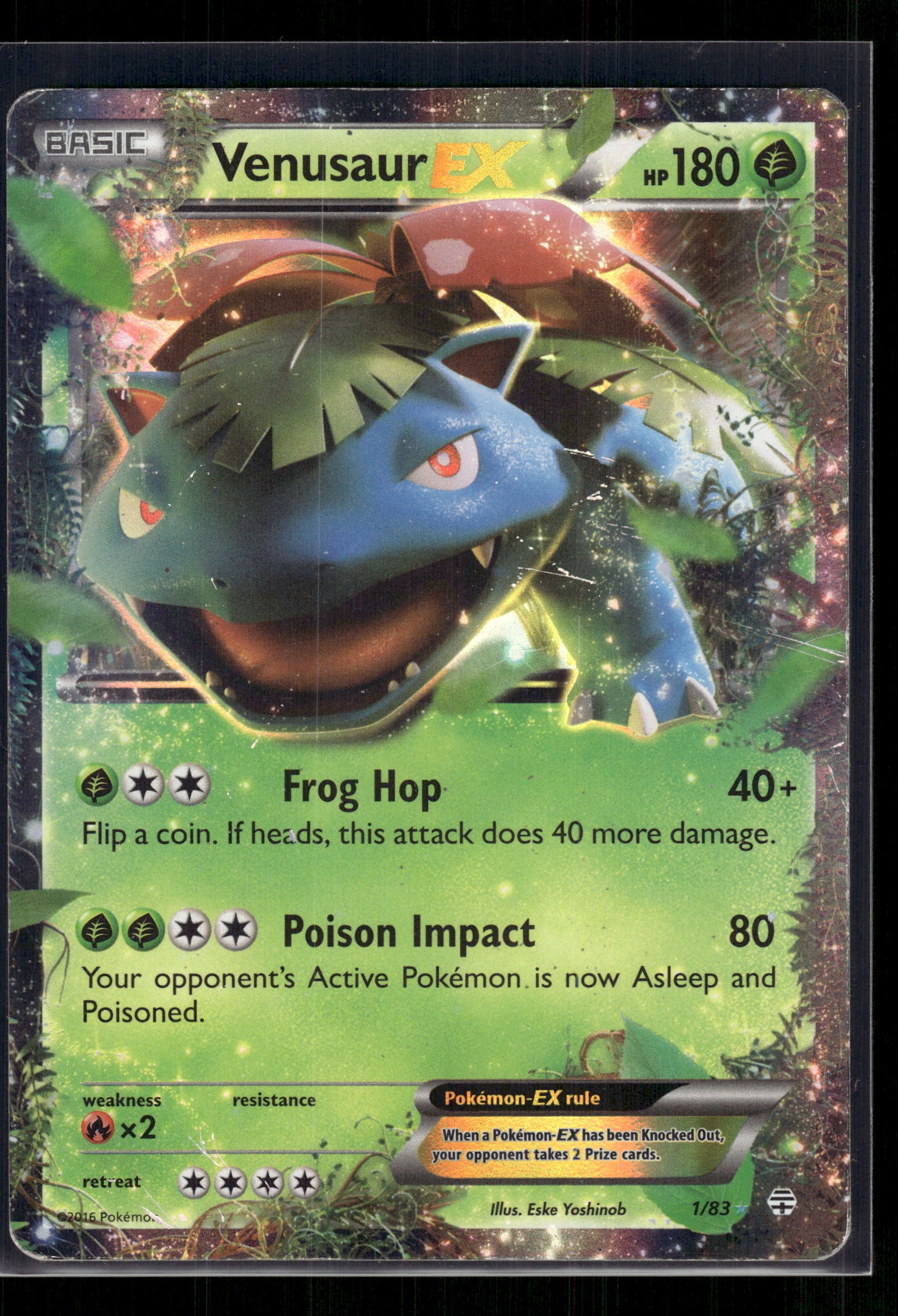 Venusaur EX #1/83 Generations HP