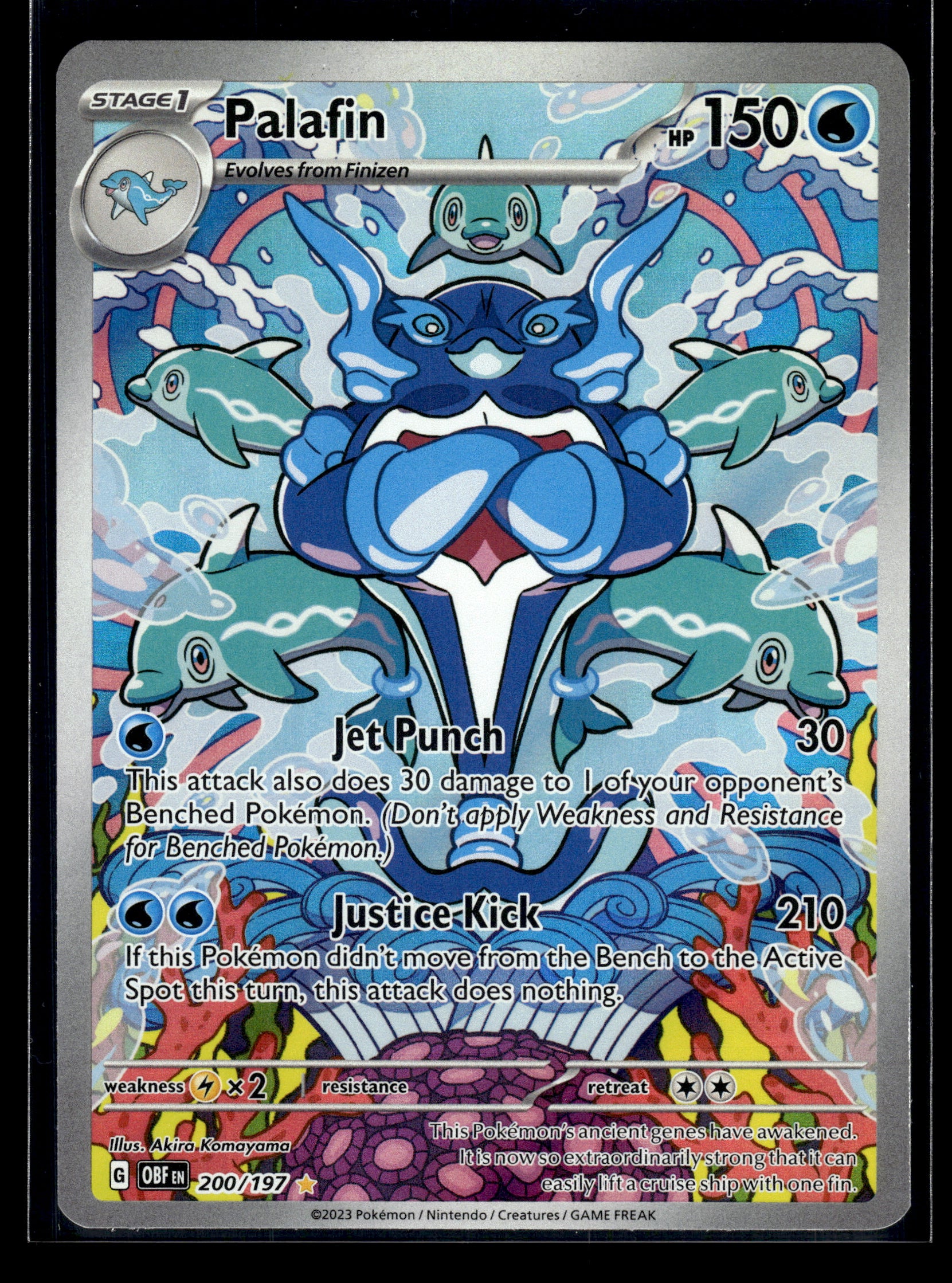 Palafin #200/197 Obsidian Flames VLP