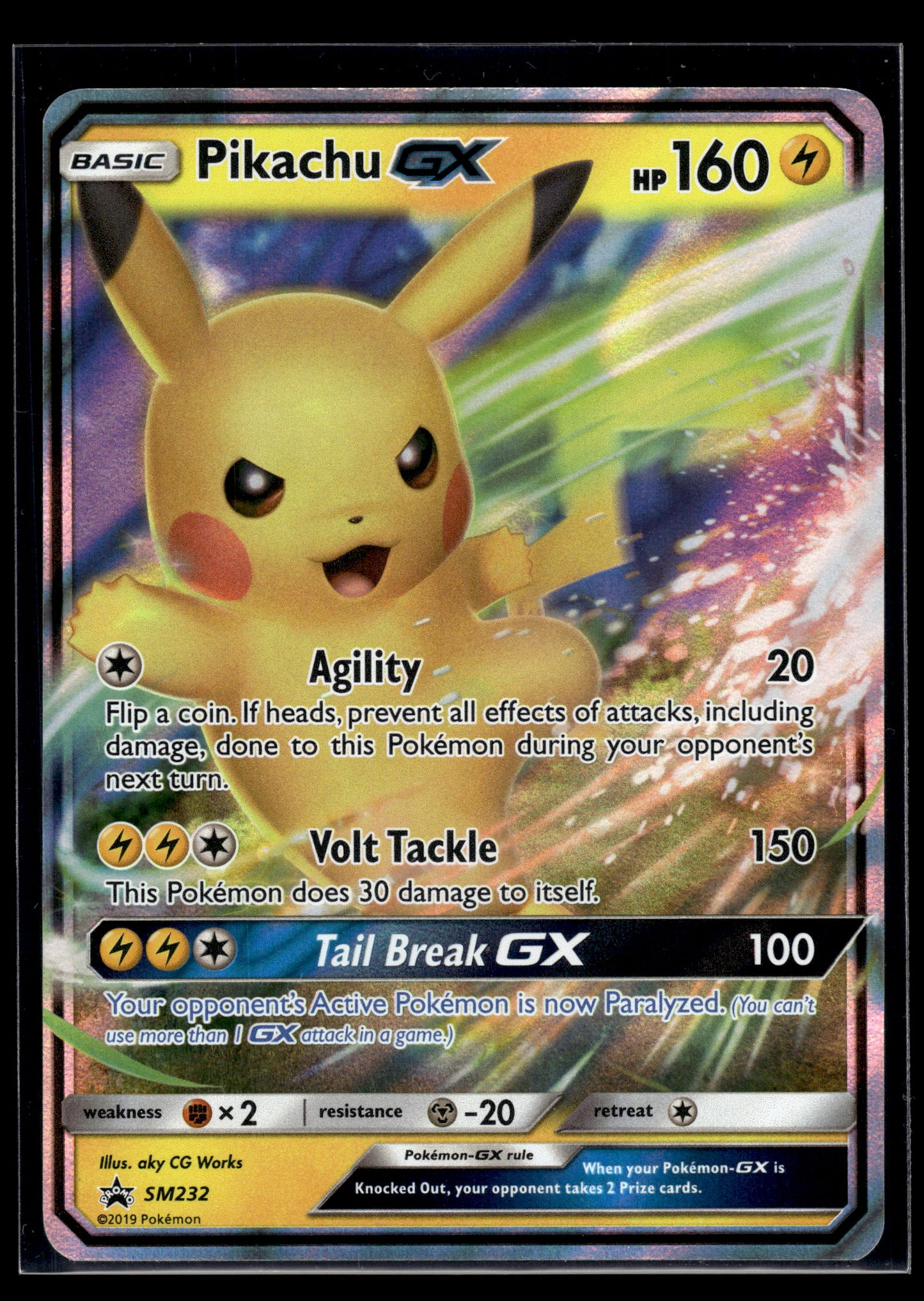 Pikachu GX #SM232 SM Promos LP