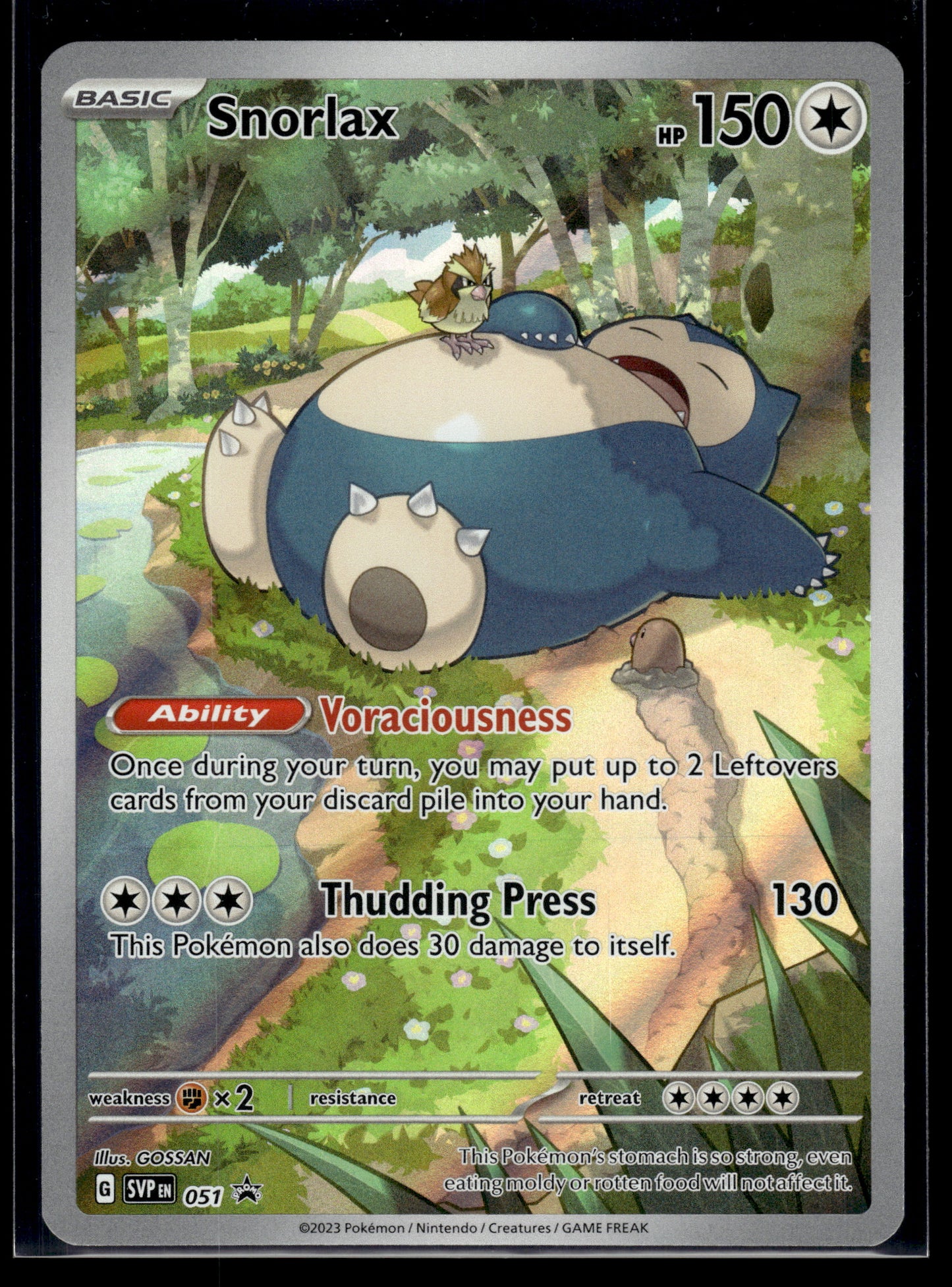 Snorlax #051 Scarlet & Violet Promo Cards LP