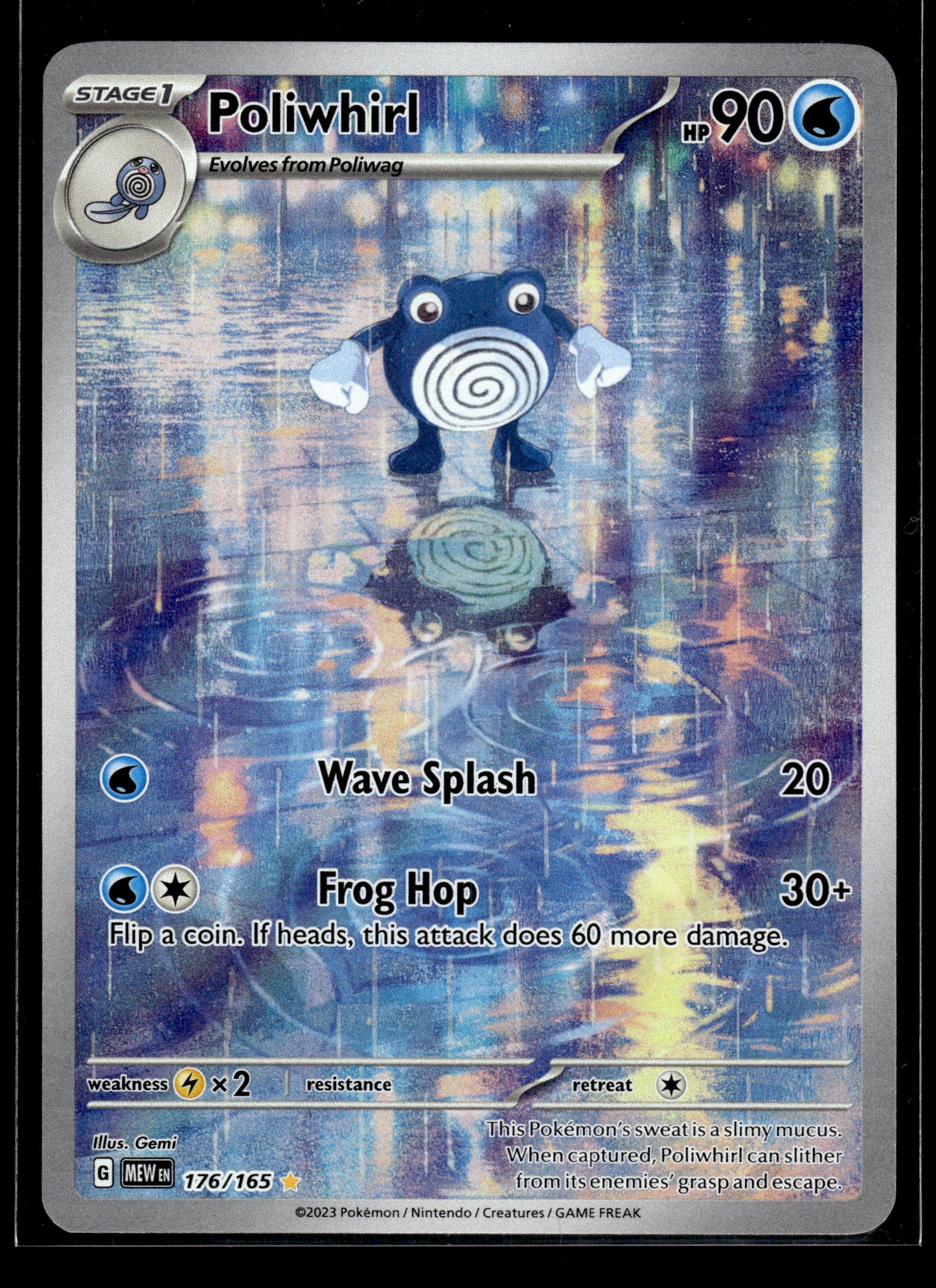 Poliwhirl #176/165 Scarlet & Violet 151 VLP