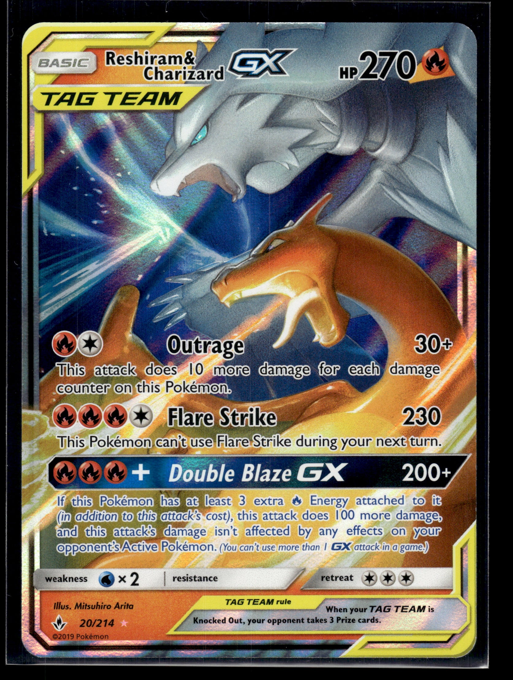 Reshiram & Charizard GX #20/214 SM - Unbroken Bonds LP
