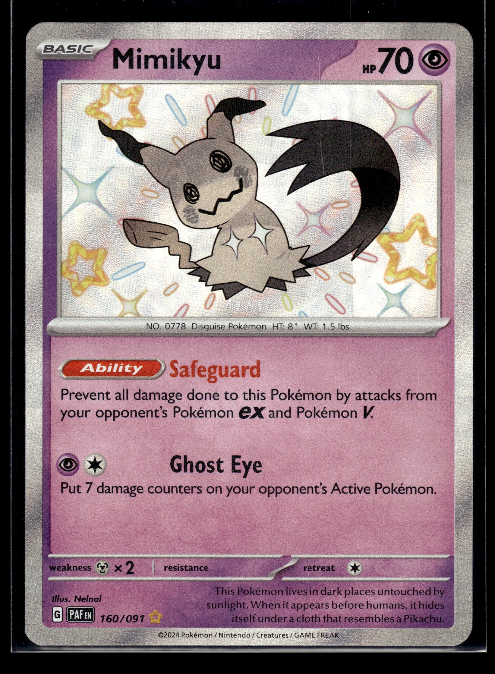 Mimikyu #160/091 Paldean Fates VLP