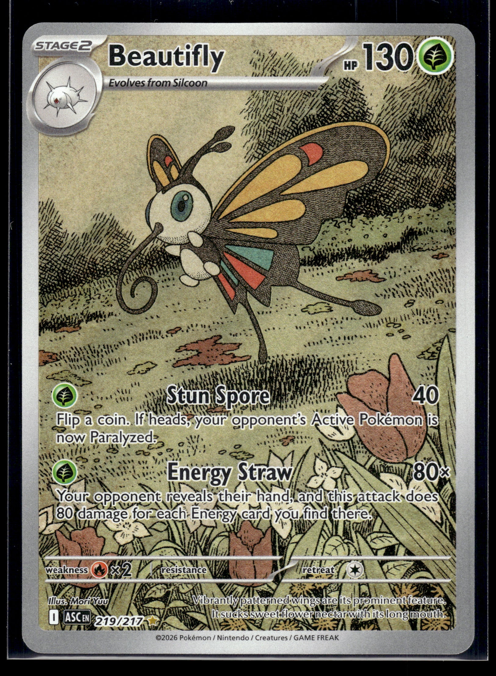 Beautifly #219/217 Ascended Heroes VLP
