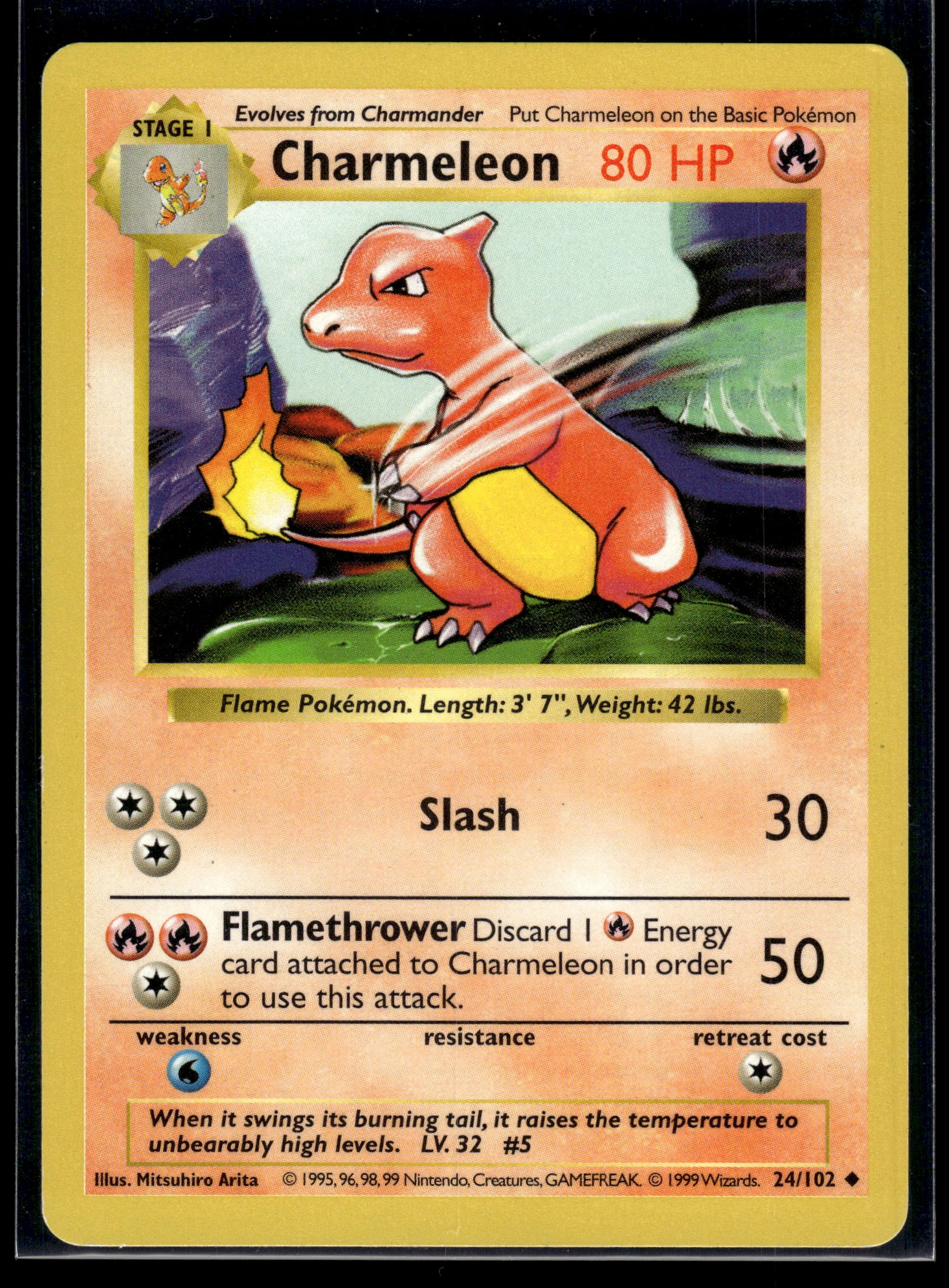 Charmeleon #024/102 Base Set (Shadowless) LP