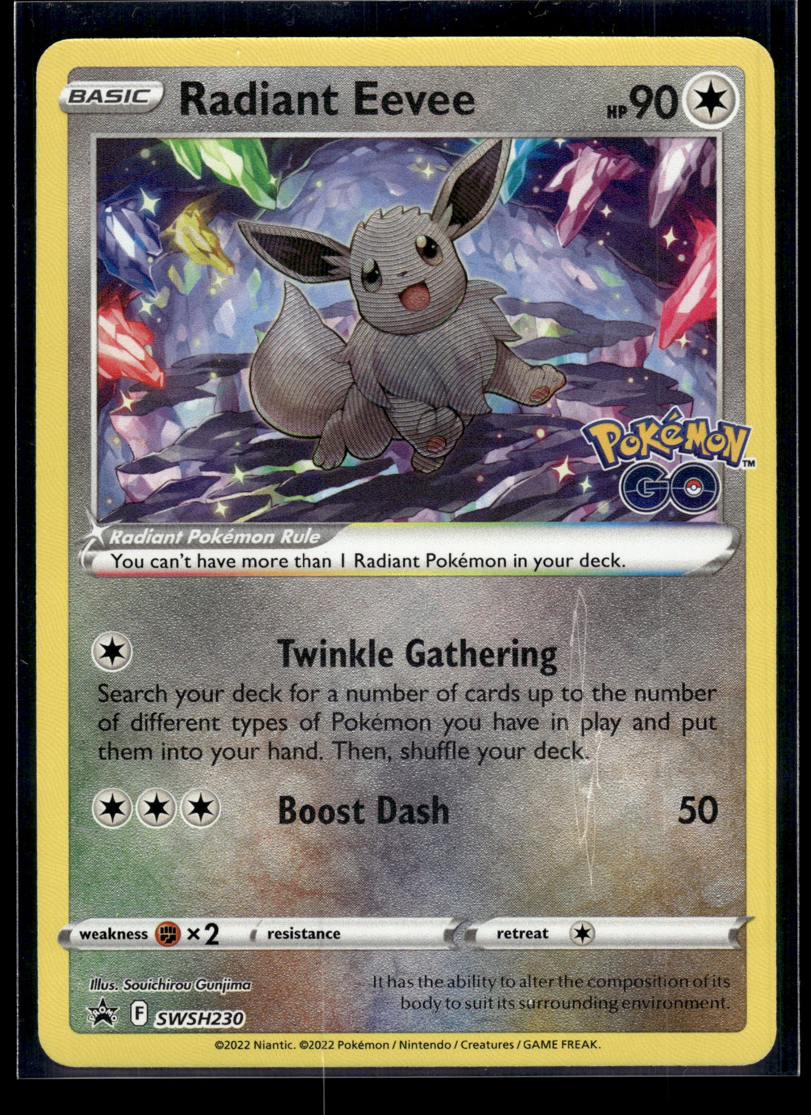 Radiant Eevee #SWSH230 Sword & Shield Promo VLP