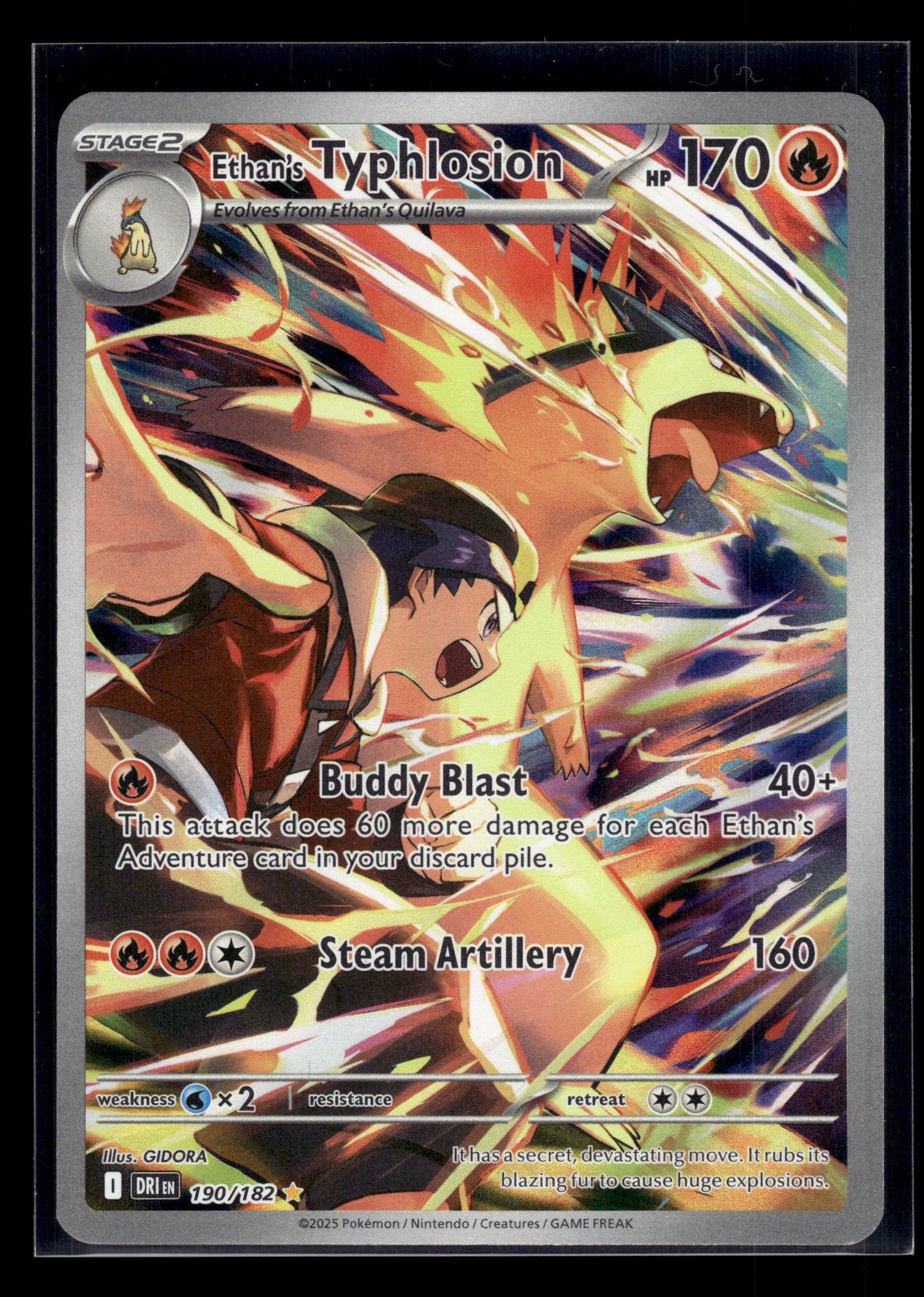 Ethan's Typhlosion #190/182 Destined Rivals VLP