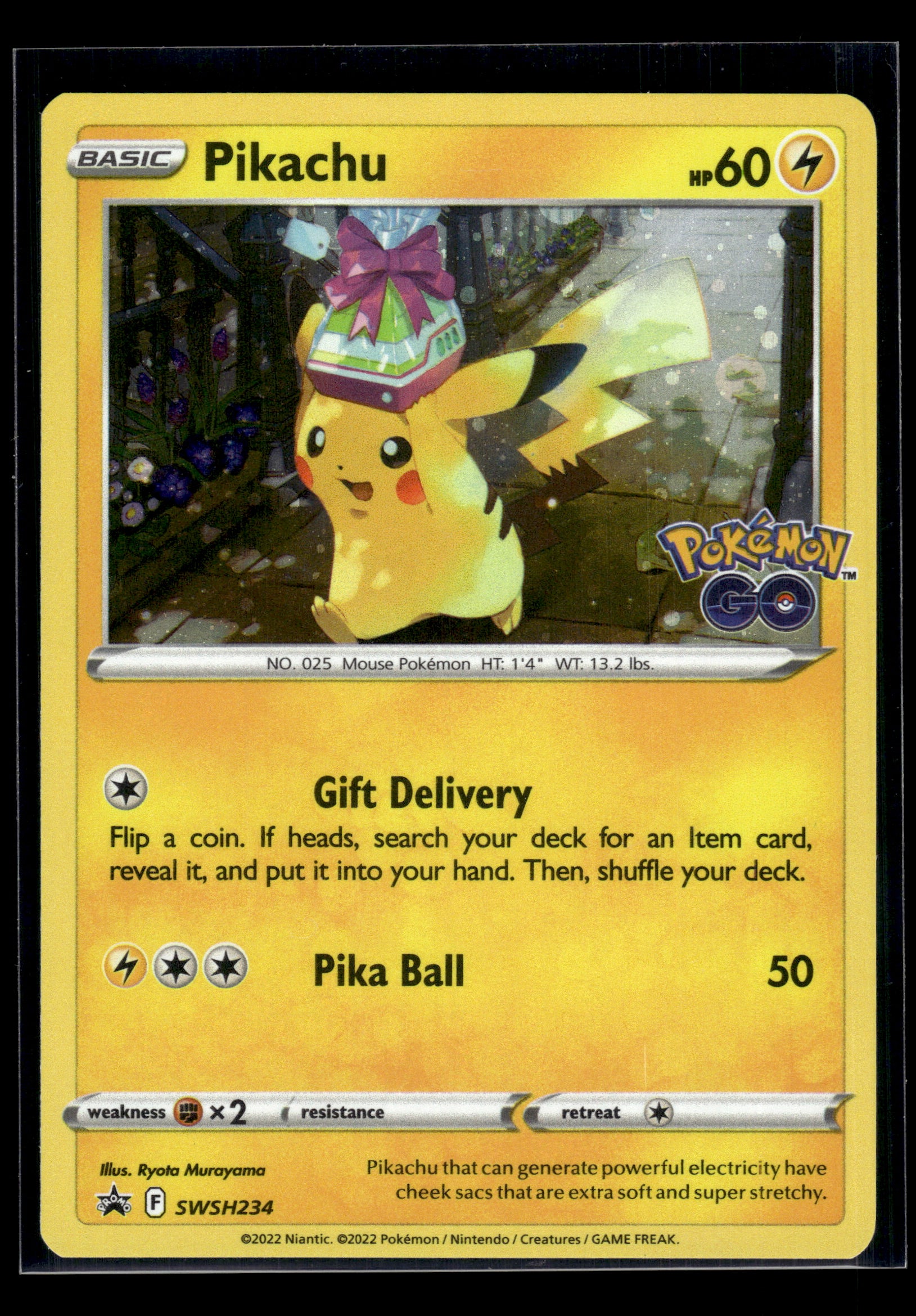 Pikachu #SWSH234 Sword & Shield Promo Cards VLP