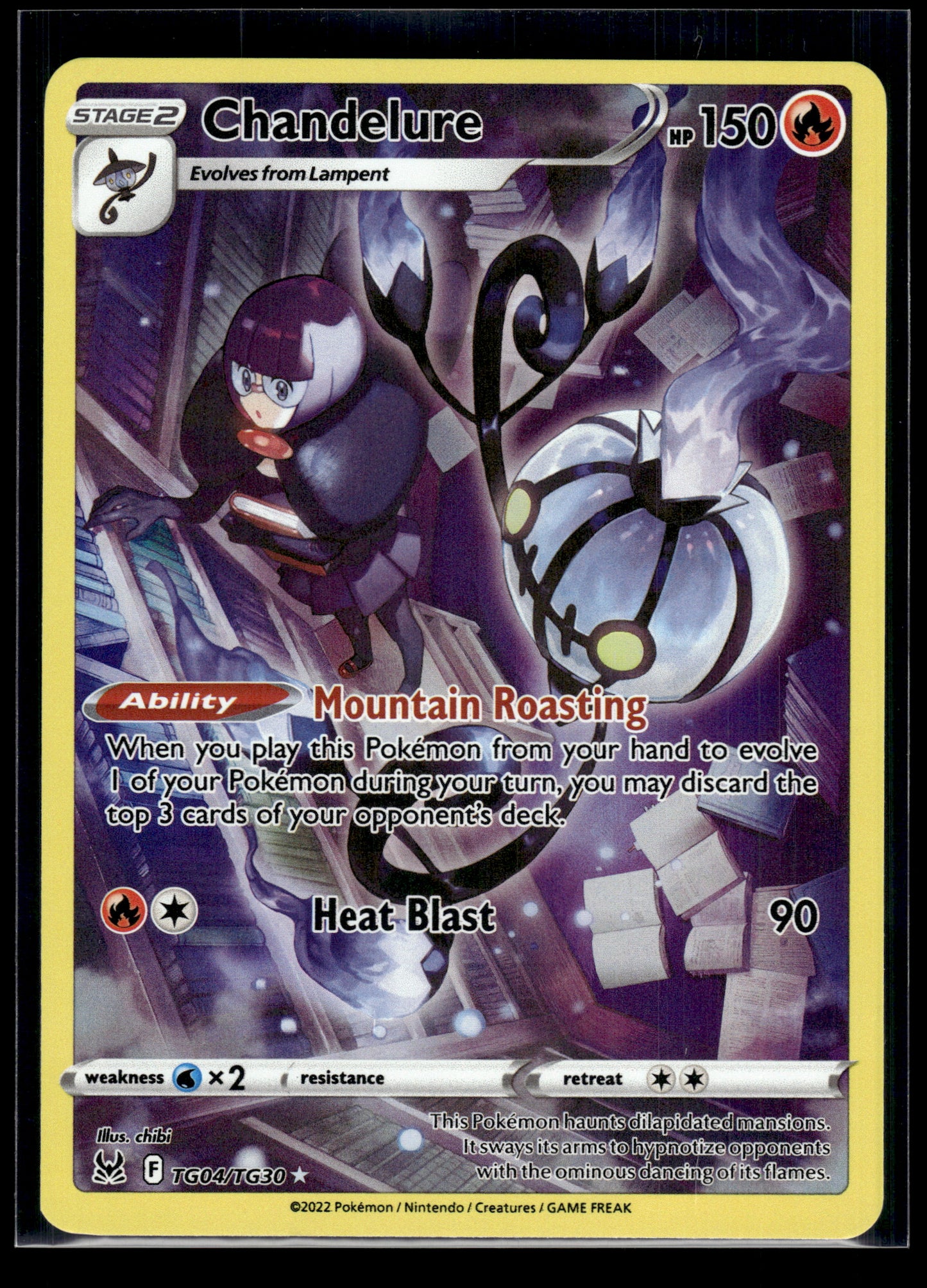 Chandelure #TG04/TG30 Lost Origin Trainer Gallery VLP