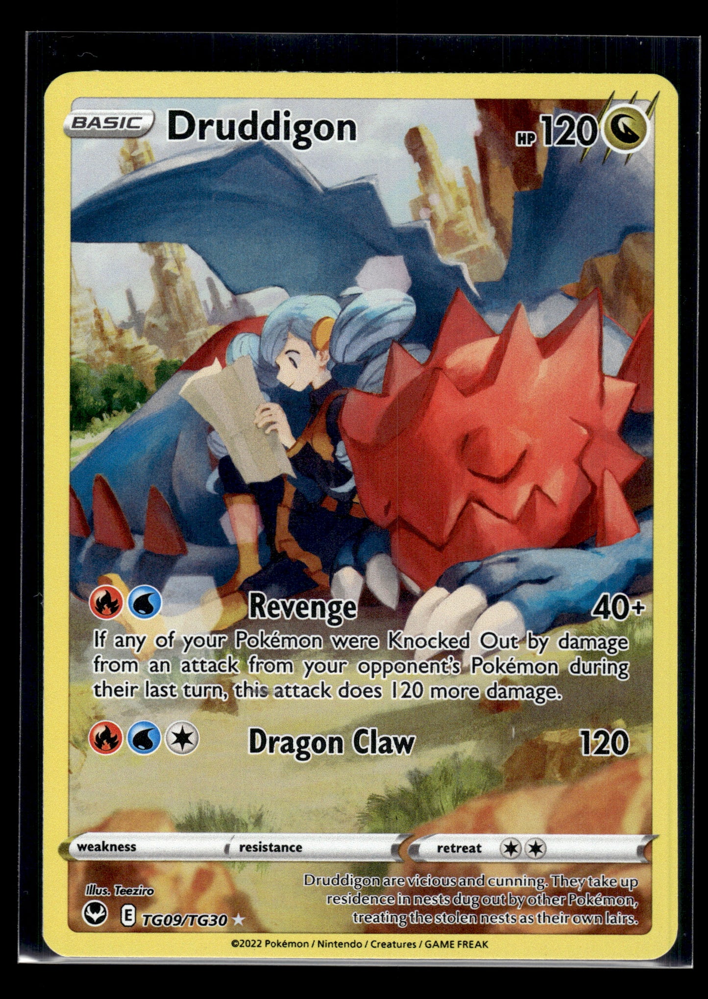 Druddigon #TG09/TG30 Silver Tempest Trainer Gallery VLP